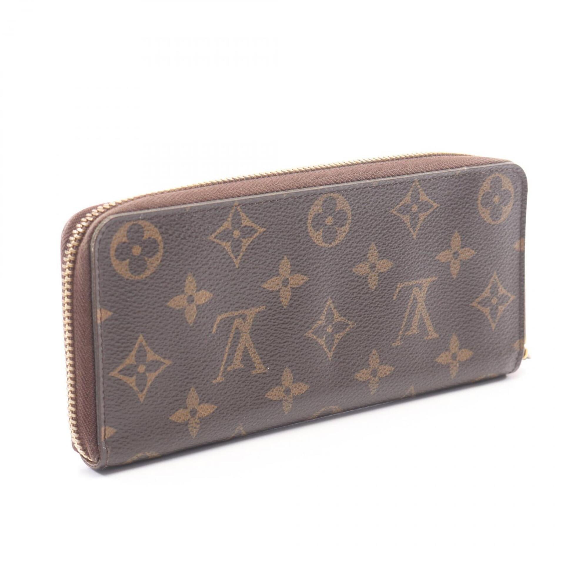 Louis Vuitton Brown Pink Pvc Leather Long Wallet (Bi-Fold) (Pre-Owned)