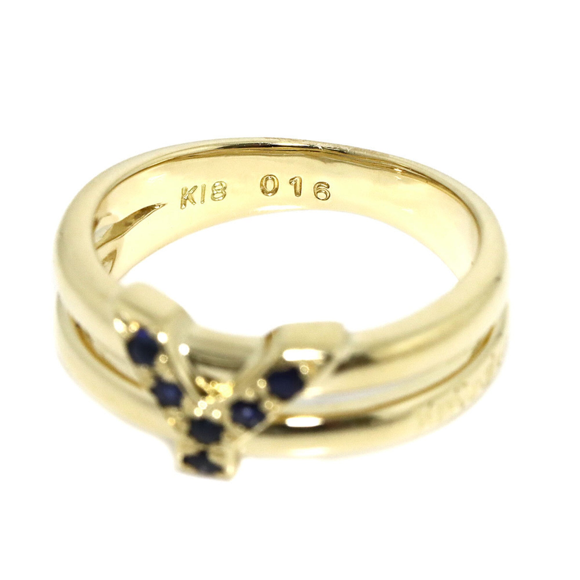 Yves Saint Laurent Yellow Gold (18K) Band Ring (Pre-Owned)