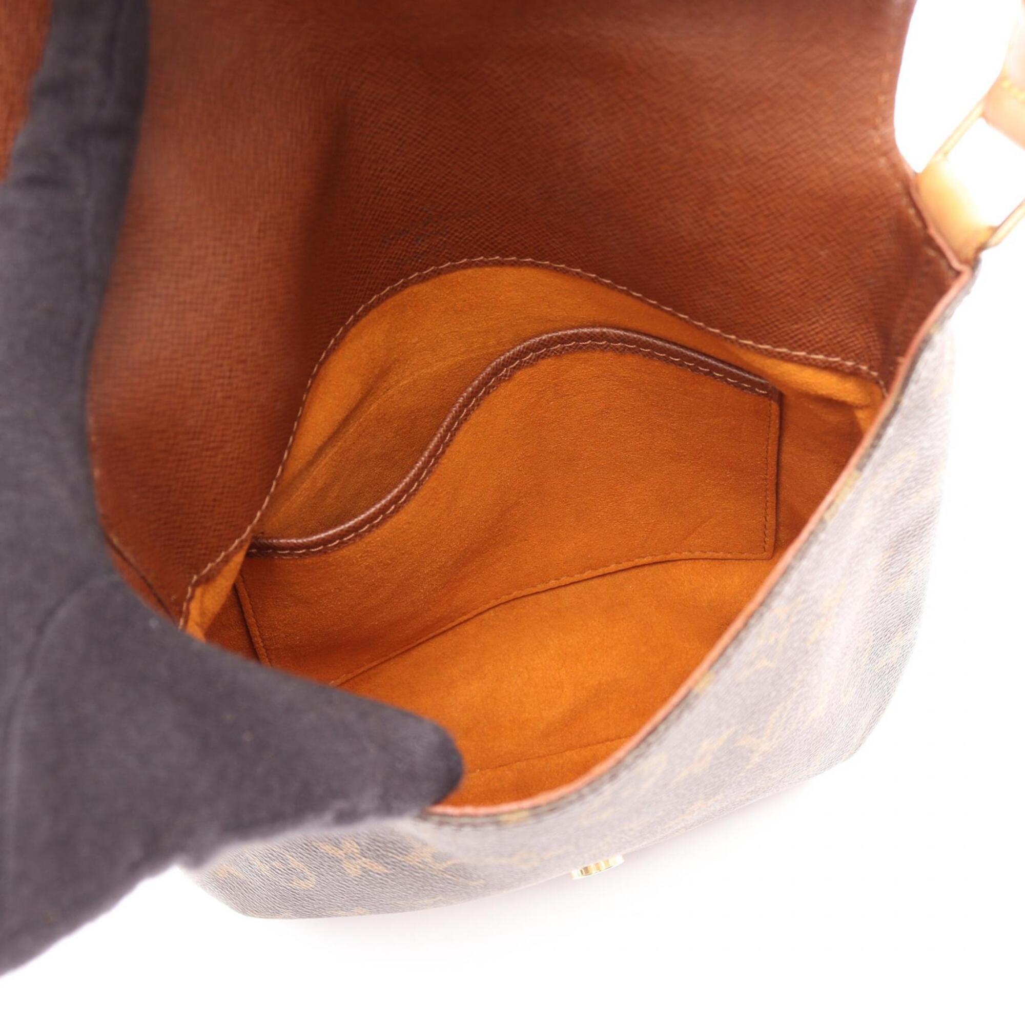 Louis Vuitton Brown Pvc Leather Handbag Shoulder Bag (Pre-Owned)