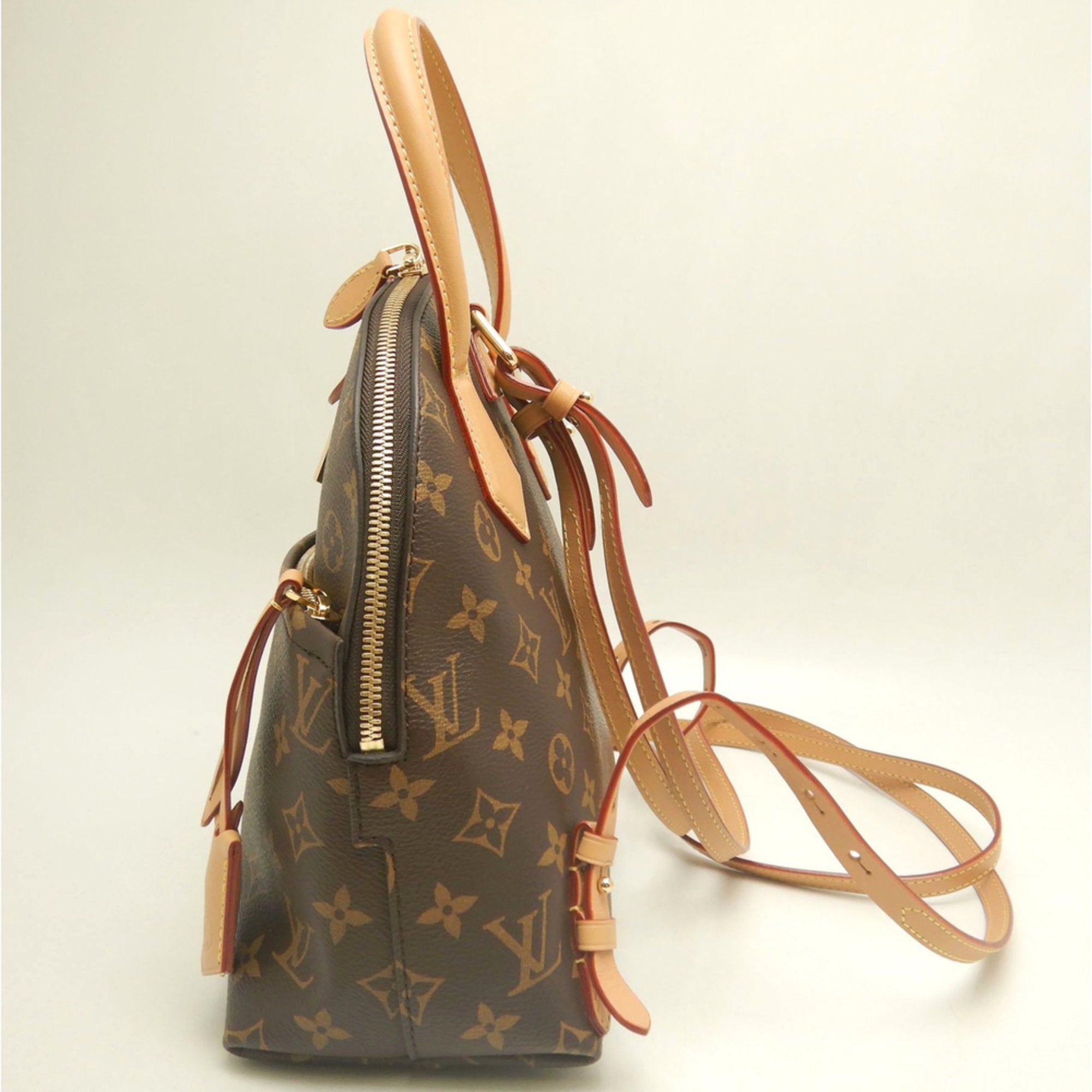 Louis Vuitton Brown Monogram Canvas Backpack (Pre-Owned)