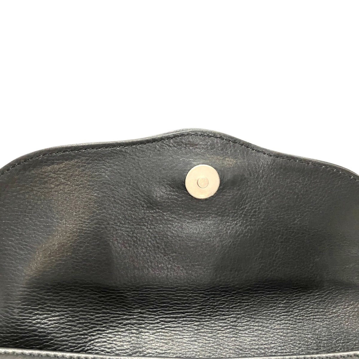 Versace Black Leather Shoulder Bag (Pre-Owned)