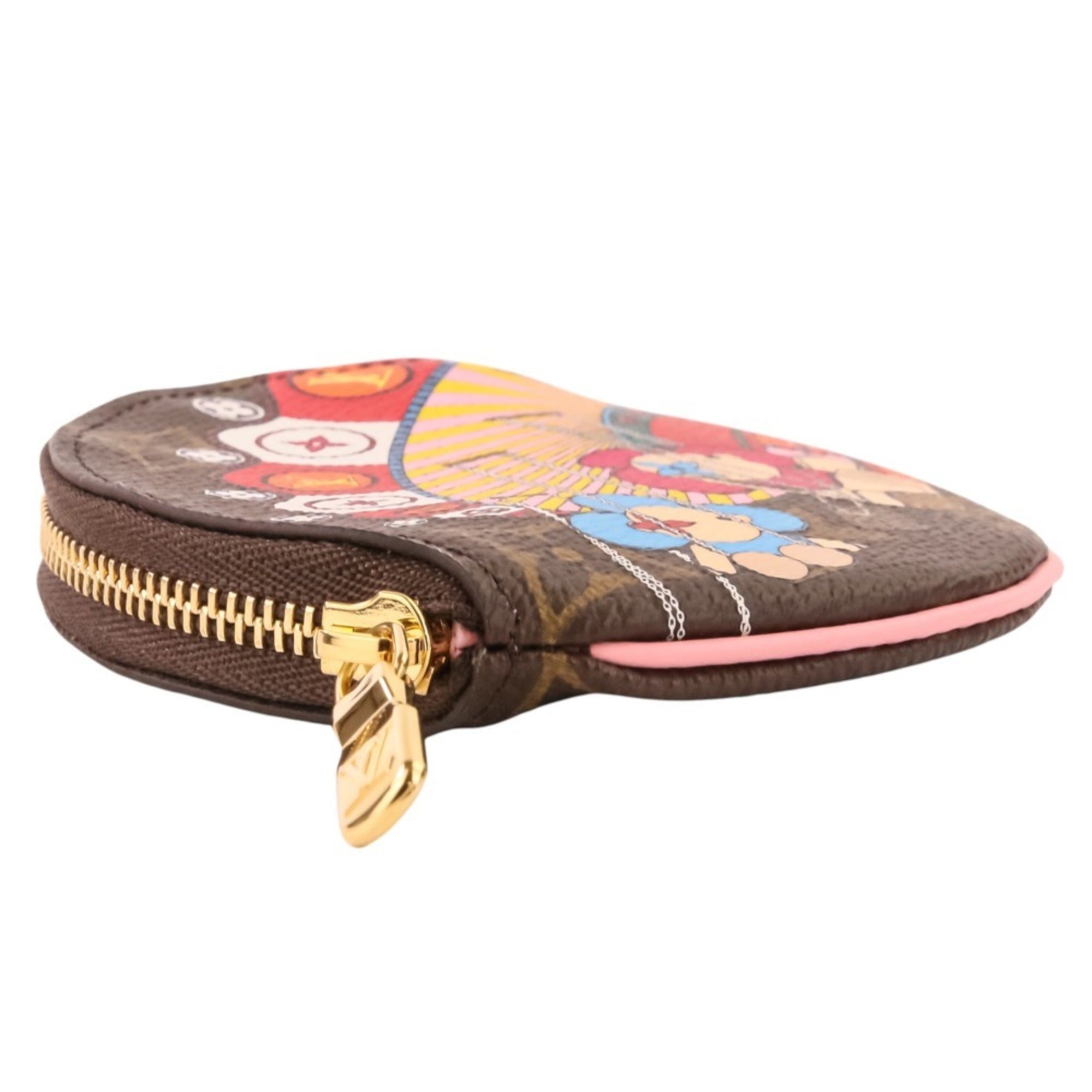 Louis Vuitton Monogram Brown Cotton Canvas Coin Purse/Coin Case (Pre-Owned)