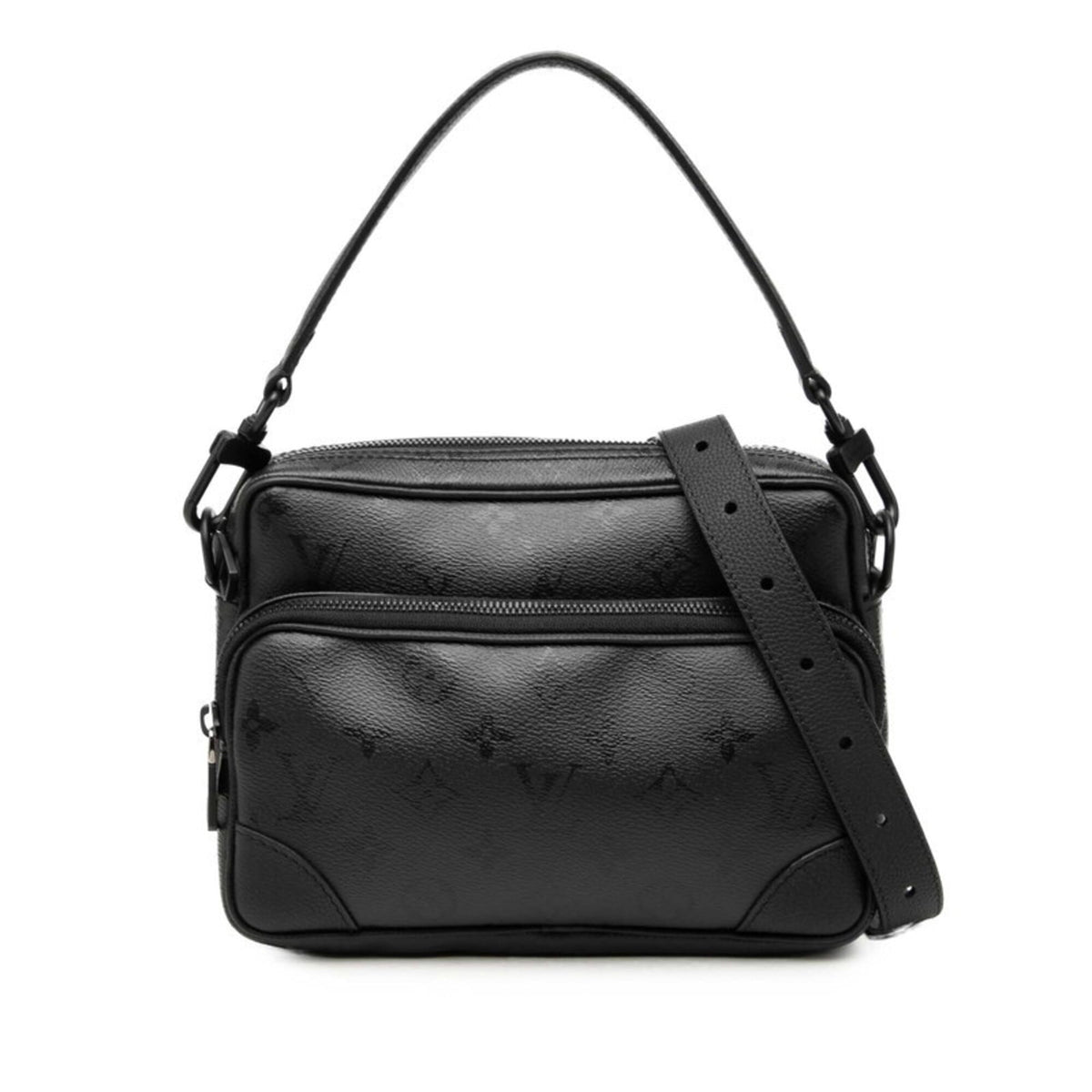 Louis Vuitton Black Monogram Pvc Leather Shoulder Bag (Pre-Owned)