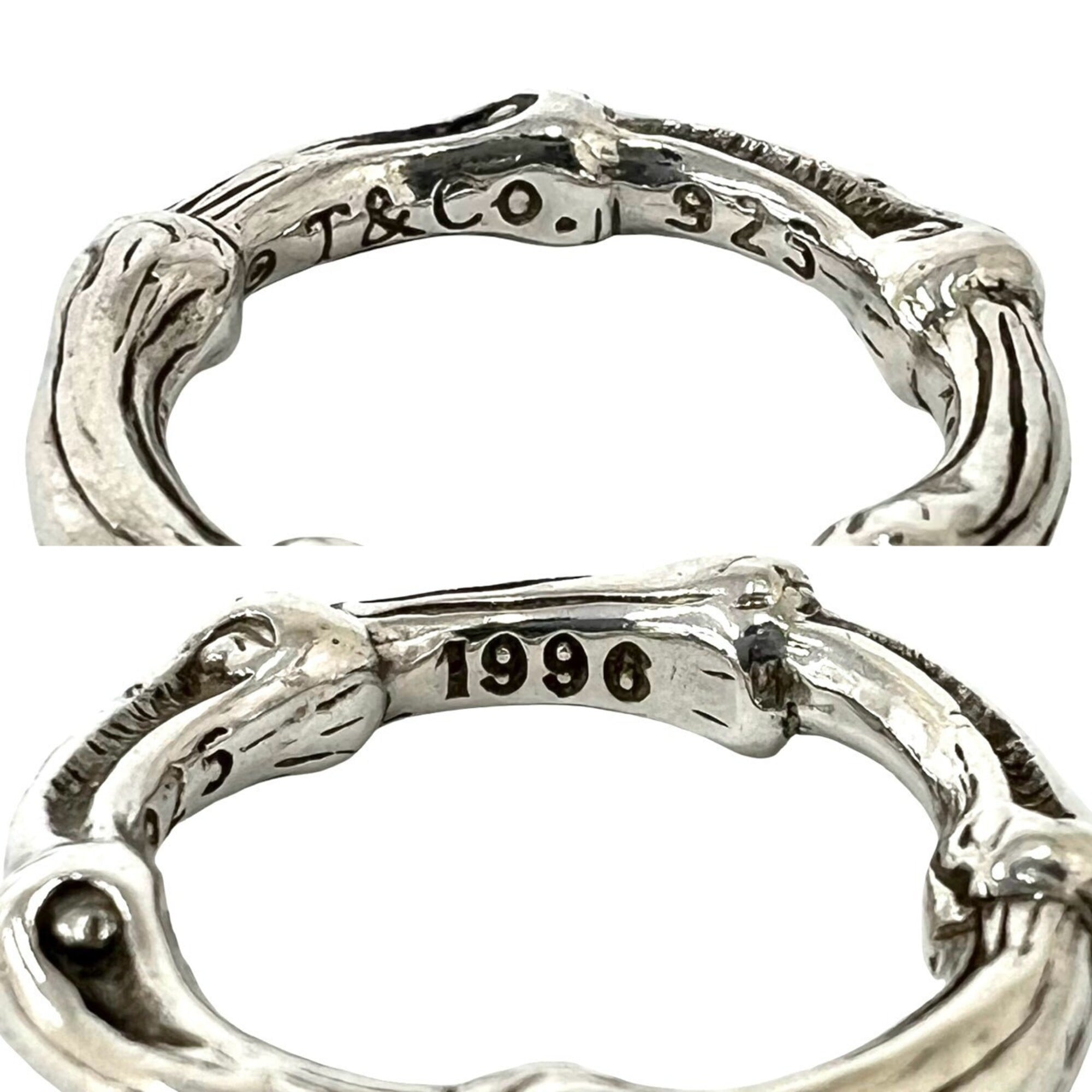 Tiffany Silver Silver 925 Band Ring (Pre-Owned)