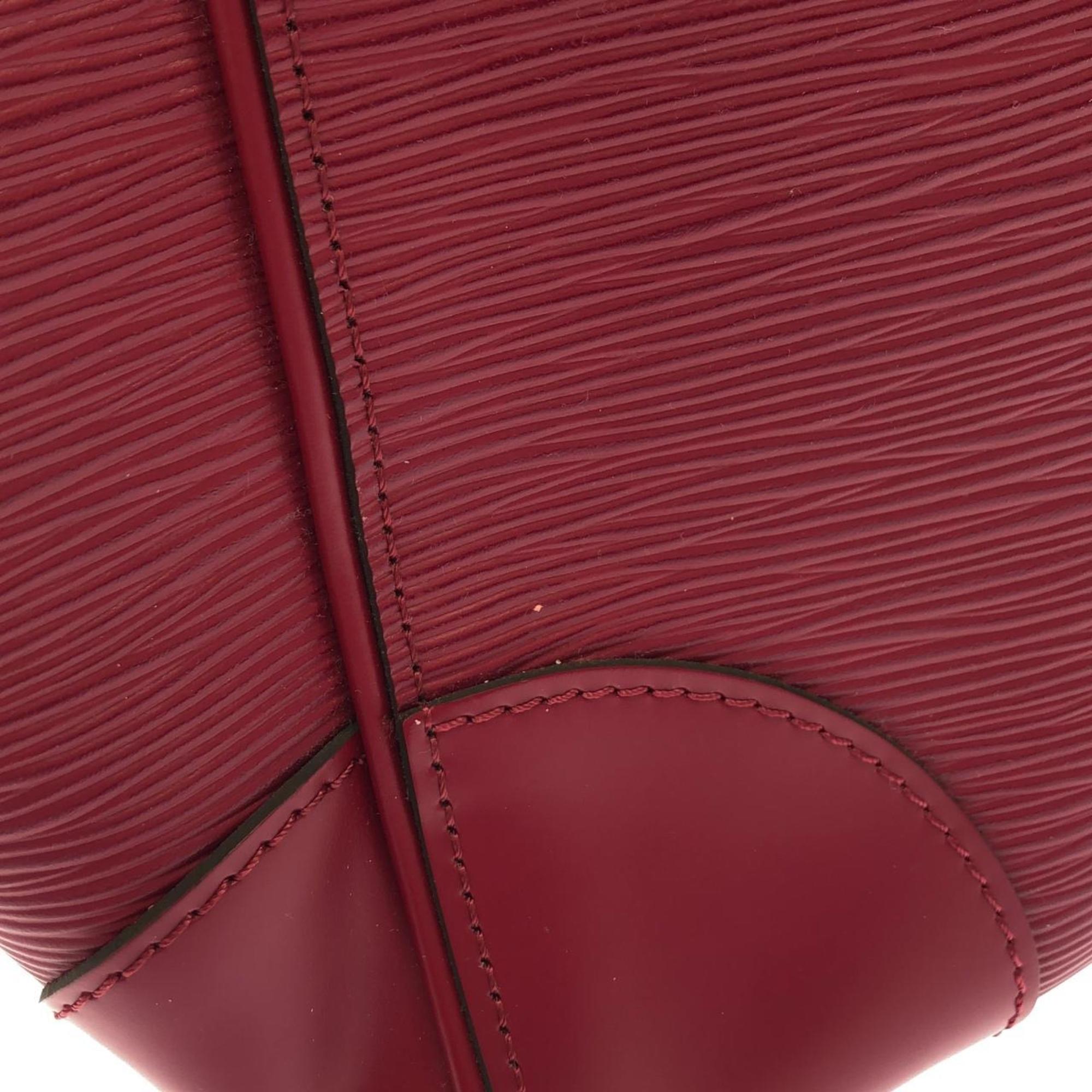Louis Vuitton Fuchsia Leather Handbag (Pre-Owned)
