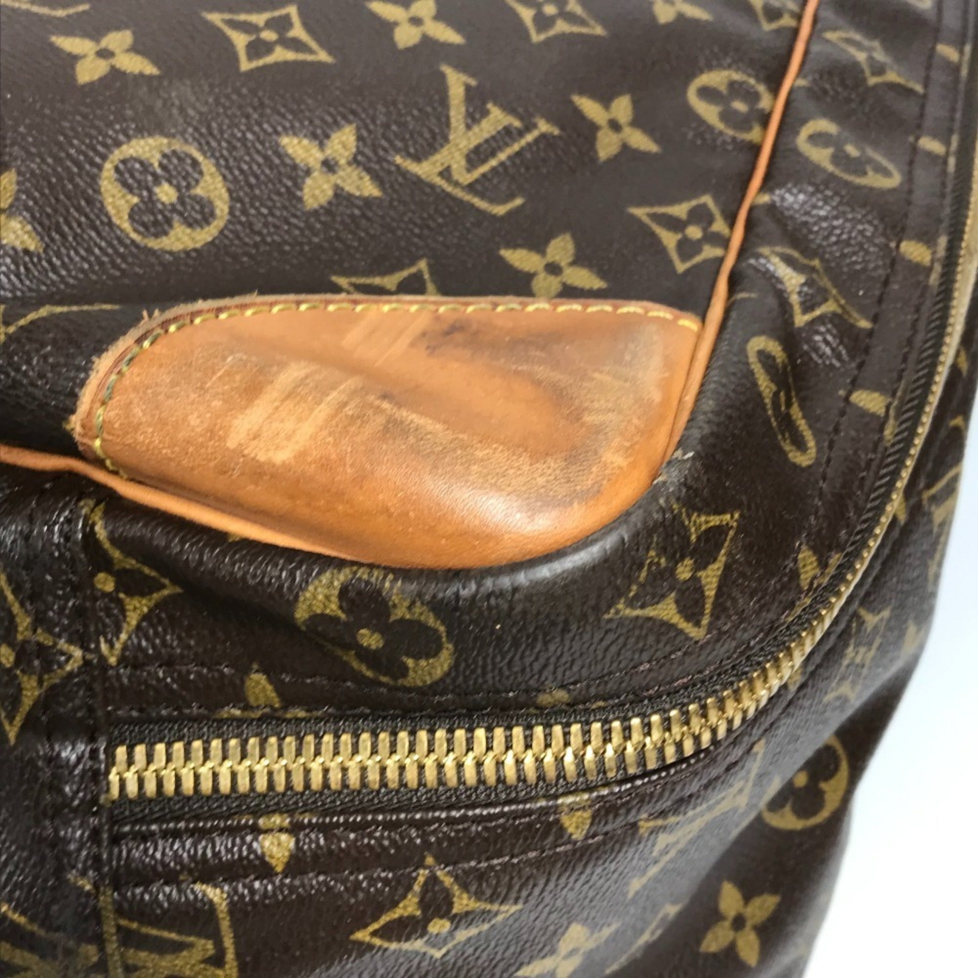 Louis Vuitton Brown Monogram Canvas Boston Bag Handbag (Pre-Owned)