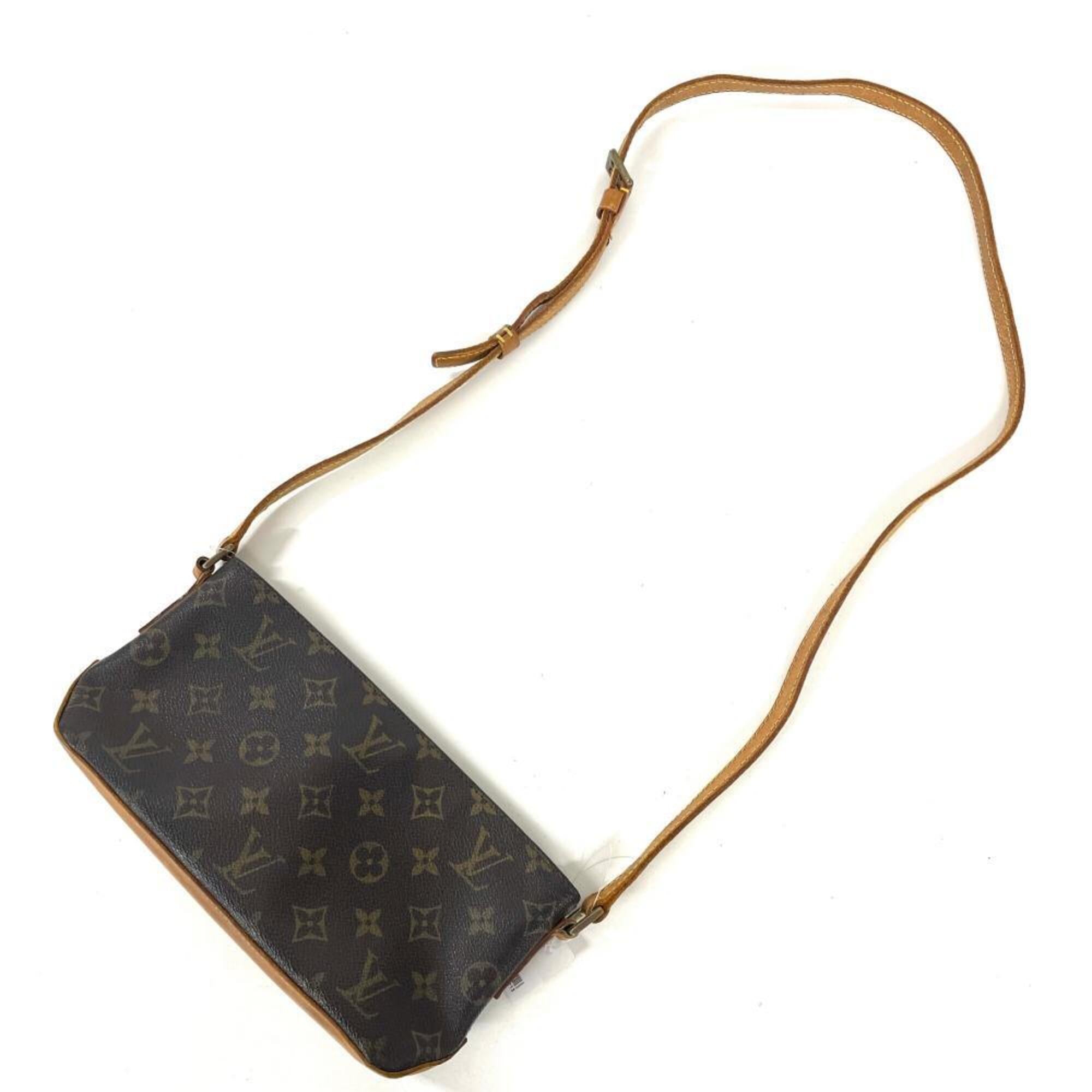 Louis Vuitton Brown Monogram Canvas Shoulder Bag (Pre-Owned)