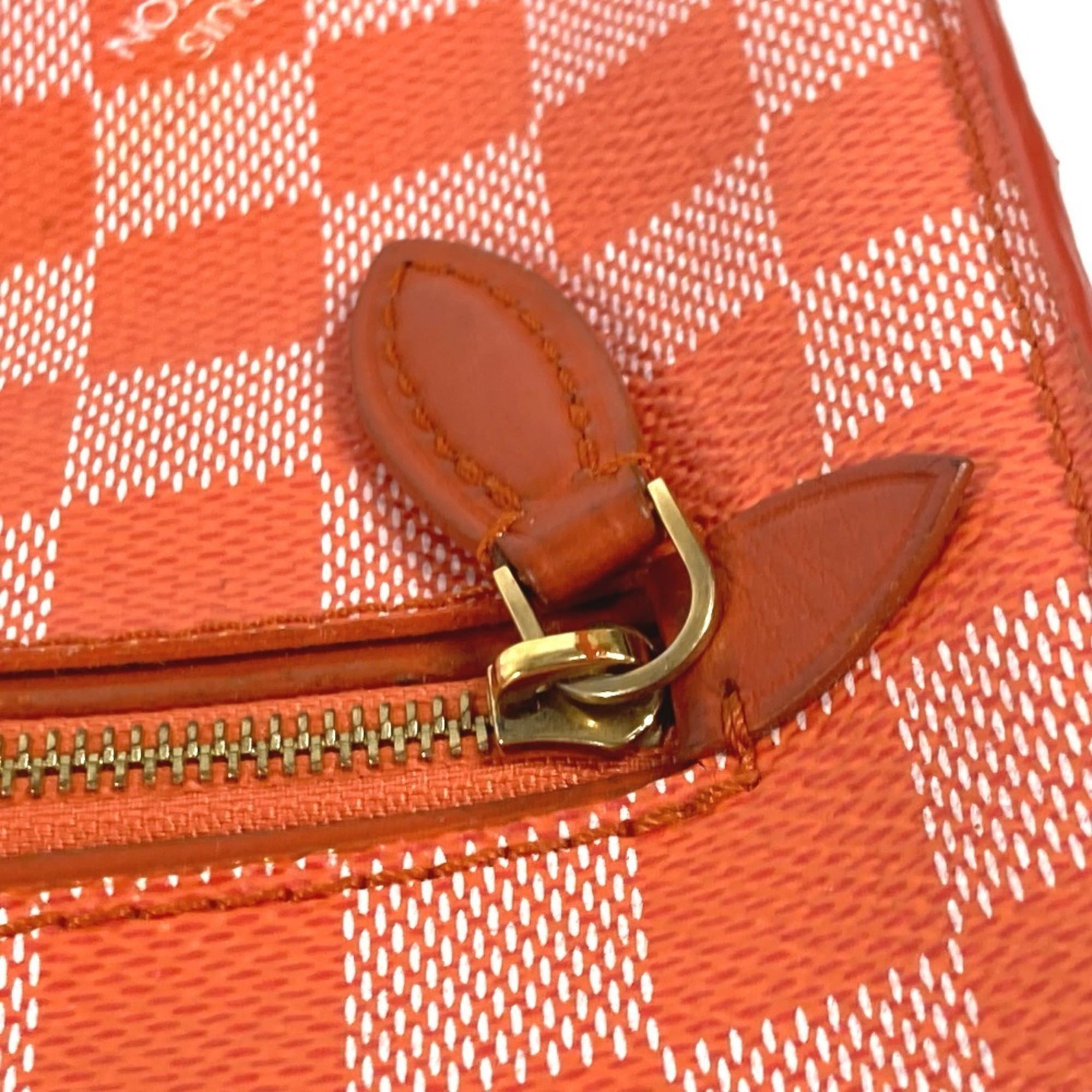 Louis Vuitton Damier Orange Pimont Damier Canvas Clutch Bag Pouch Shoulder Bag (Pre-Owned)