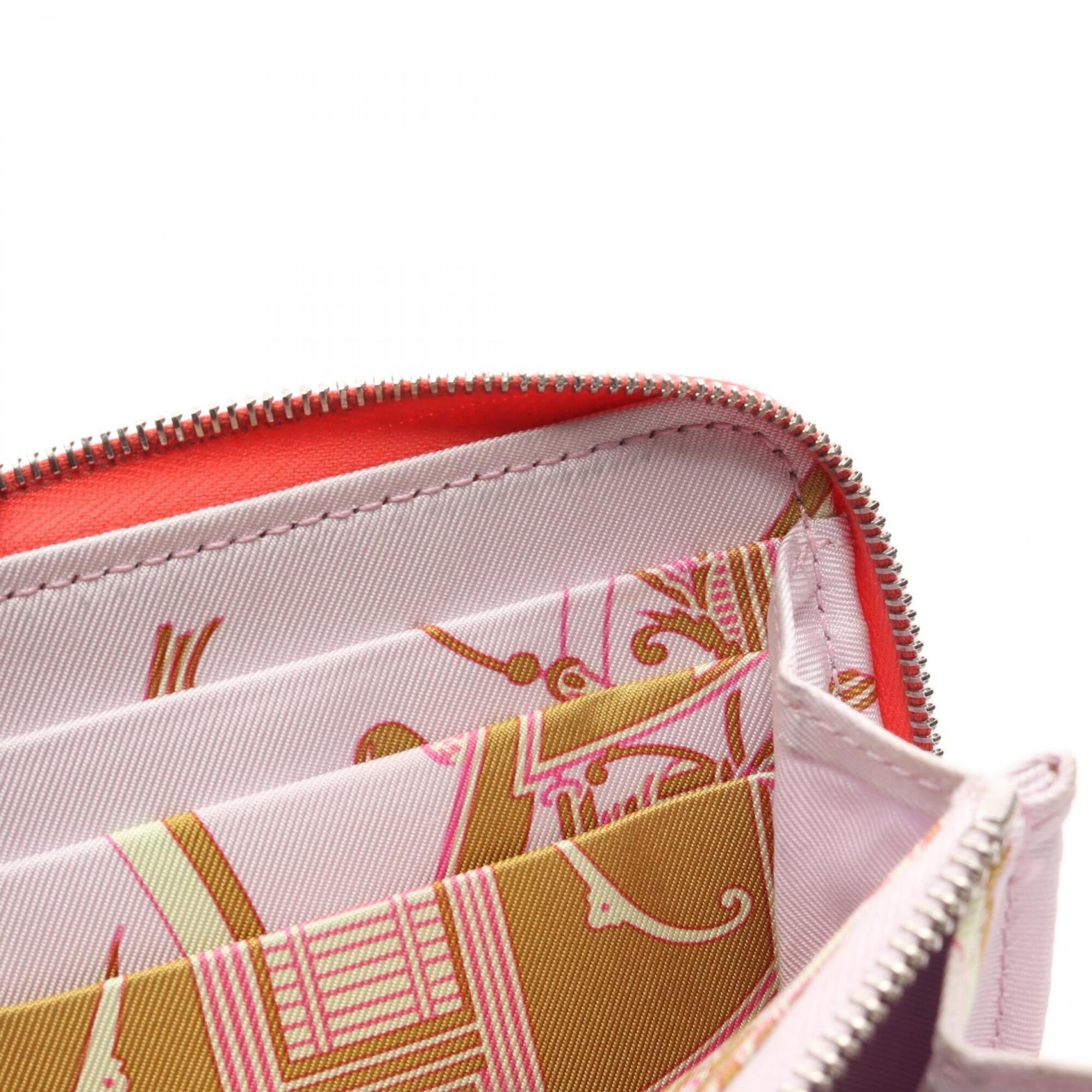 Hermes Red Color Epsom Leather Coin Purse/Coin Case (Pre-Owned)