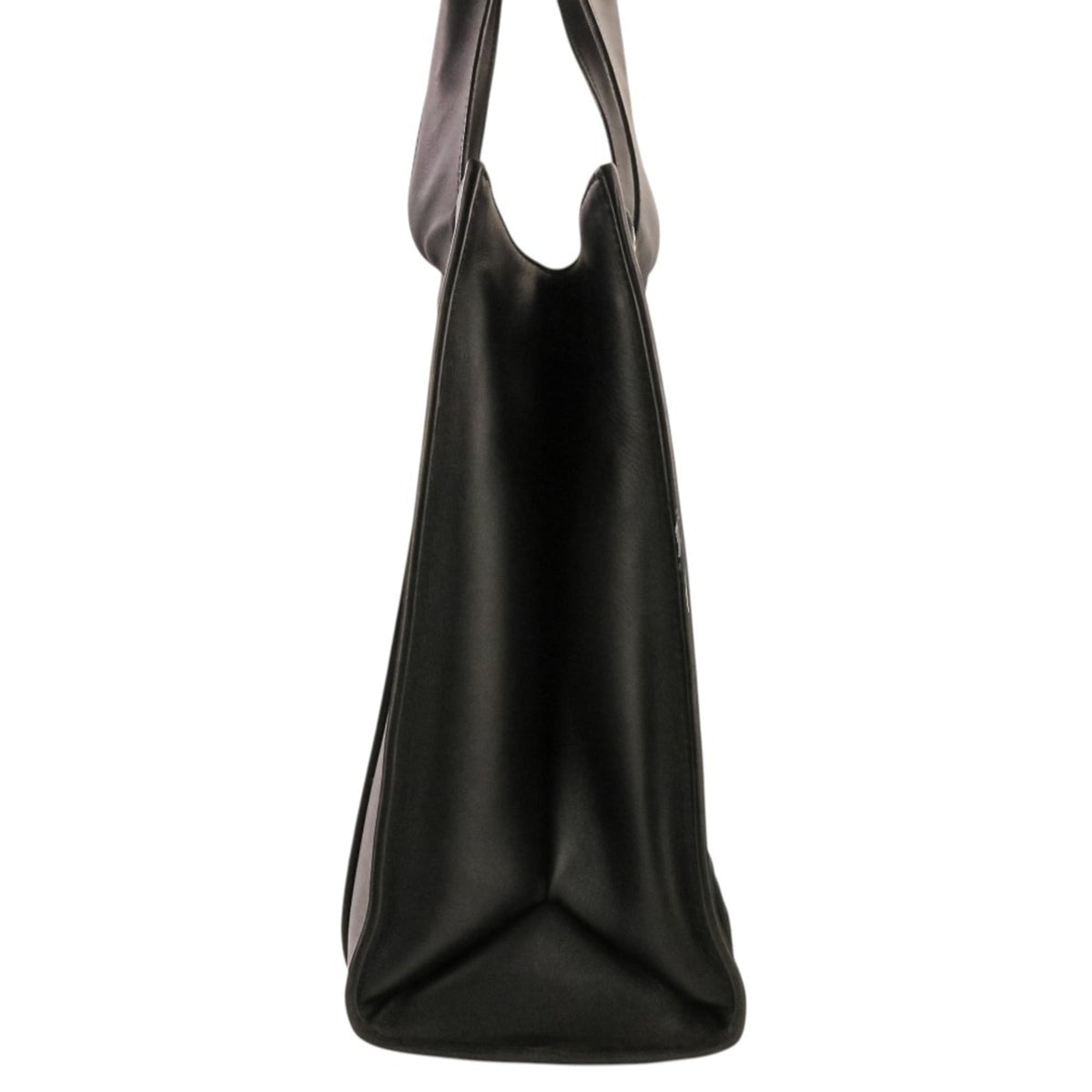 Chloé Black Leather Handbag Tote Bag (Pre-Owned)