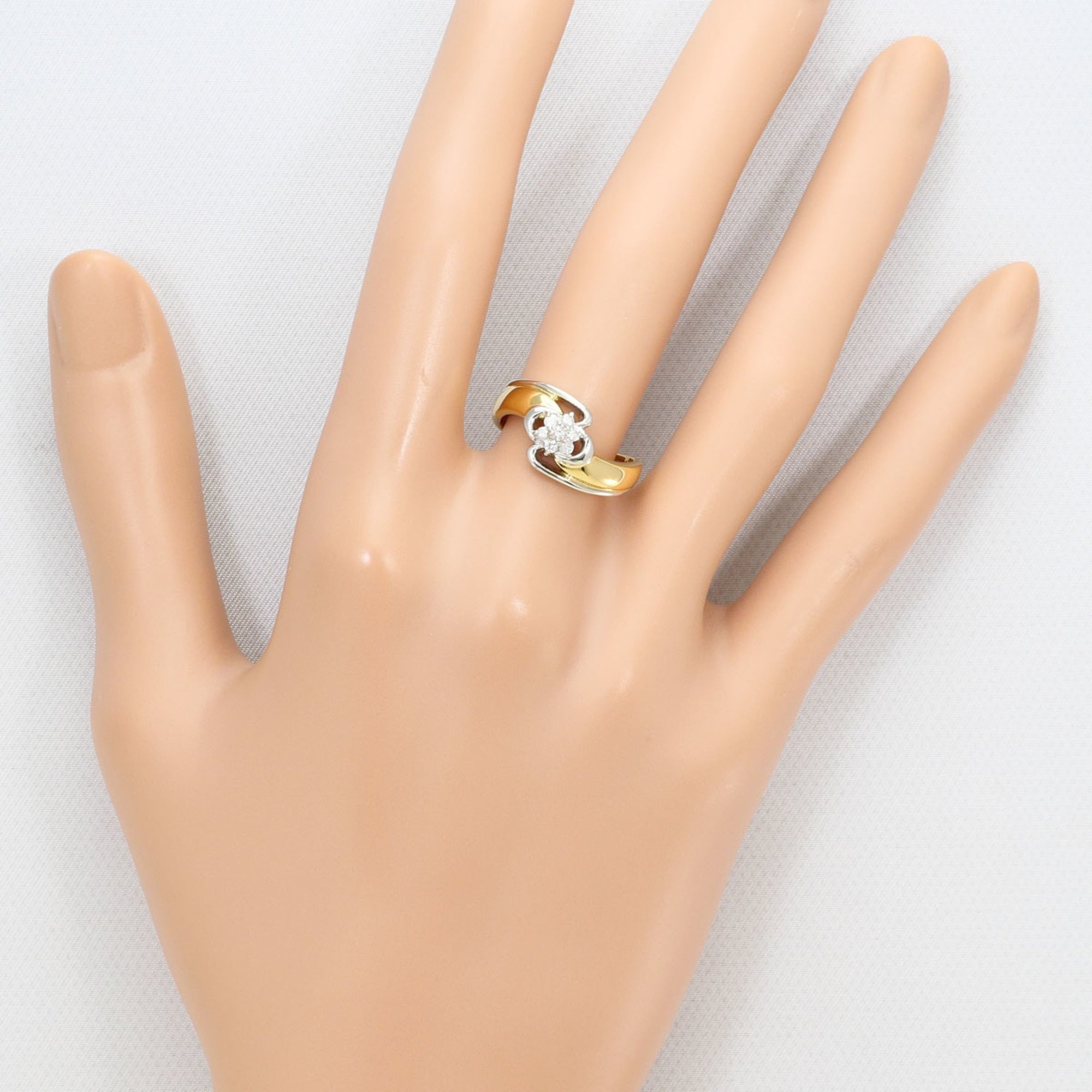 Unbranded Platinum Yellow Gold Yellow Gold (18K) Platinum 850 Band Ring (Pre-Owned)