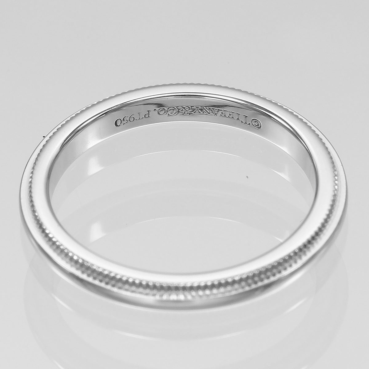 Tiffany Platinum 950 Band Ring (Pre-Owned)