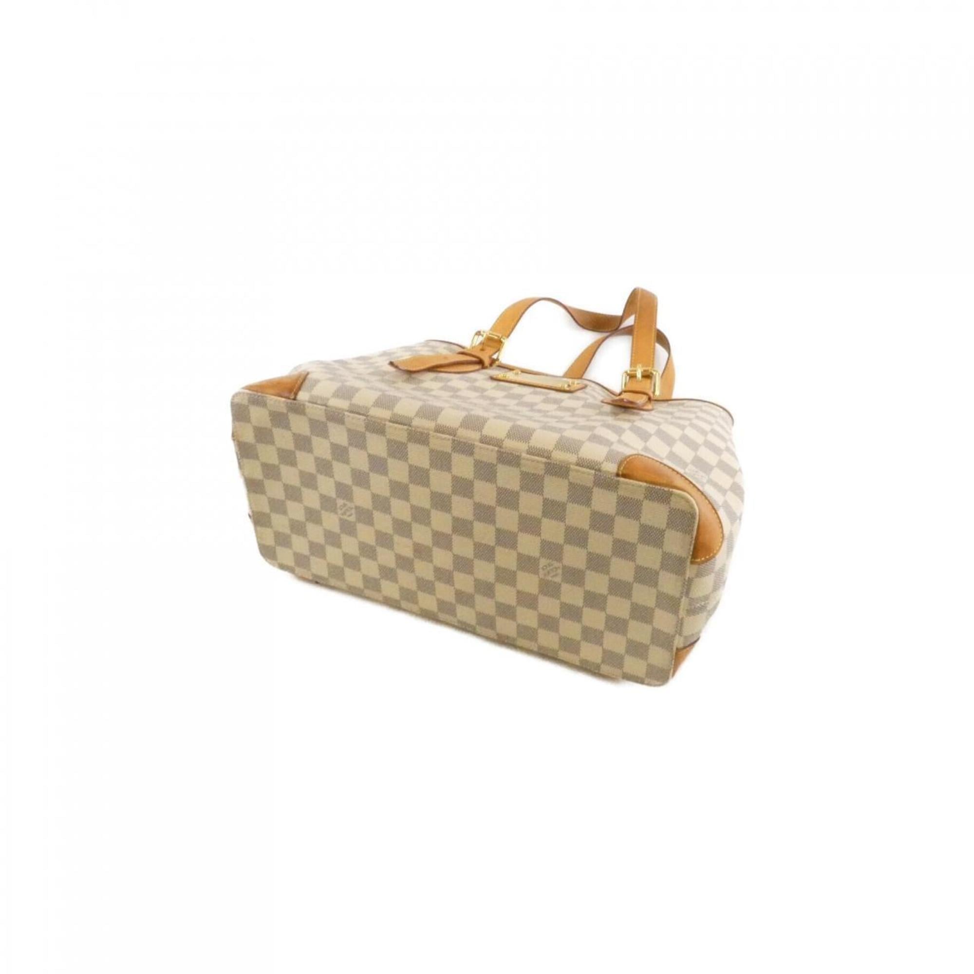 Louis Vuitton Damier Azur Azur Coated Canvas Handbag (Pre-Owned)