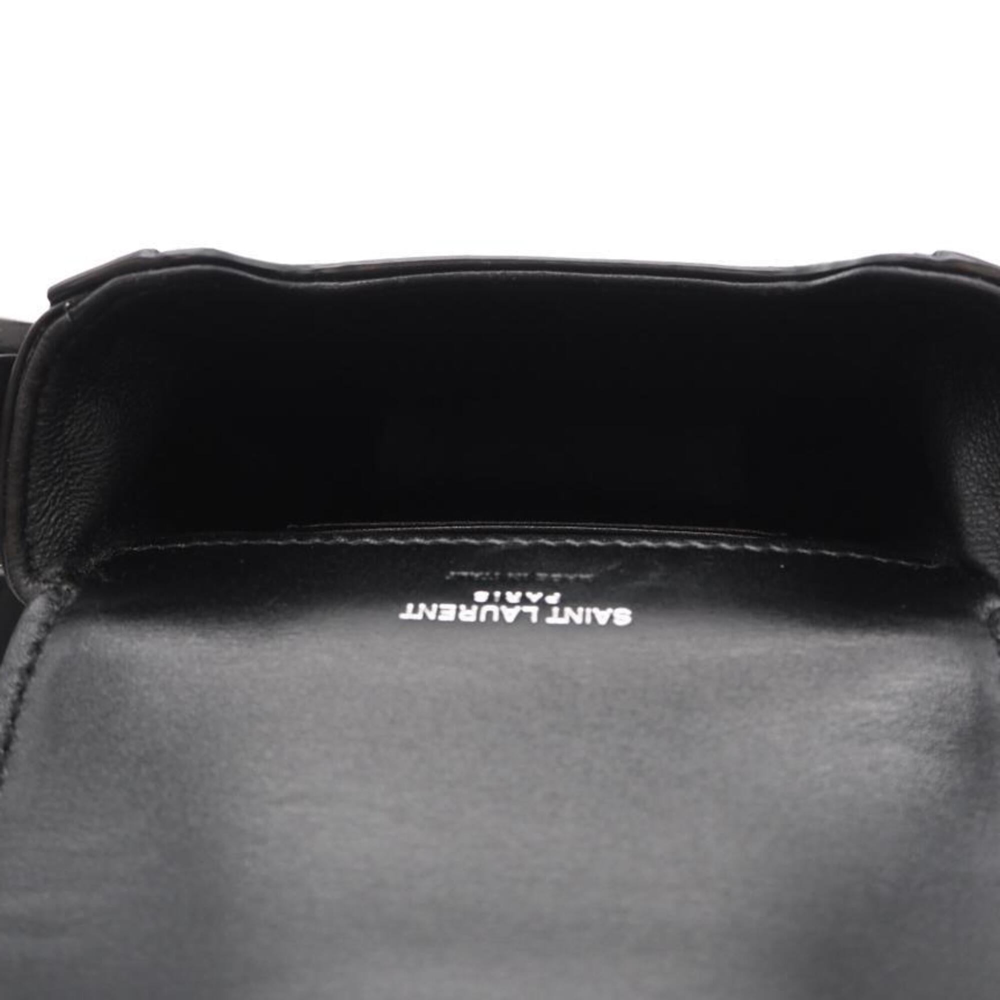 Yves Saint Laurent Black Leather Shoulder Bag (Pre-Owned)