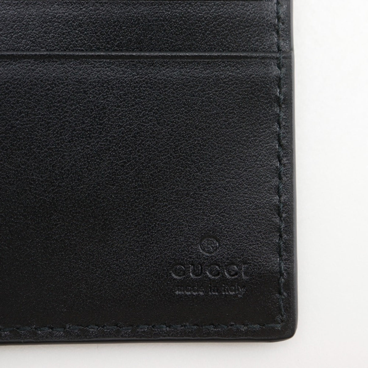 Gucci Black Leather Coin Purse/Coin Case (Pre-Owned)