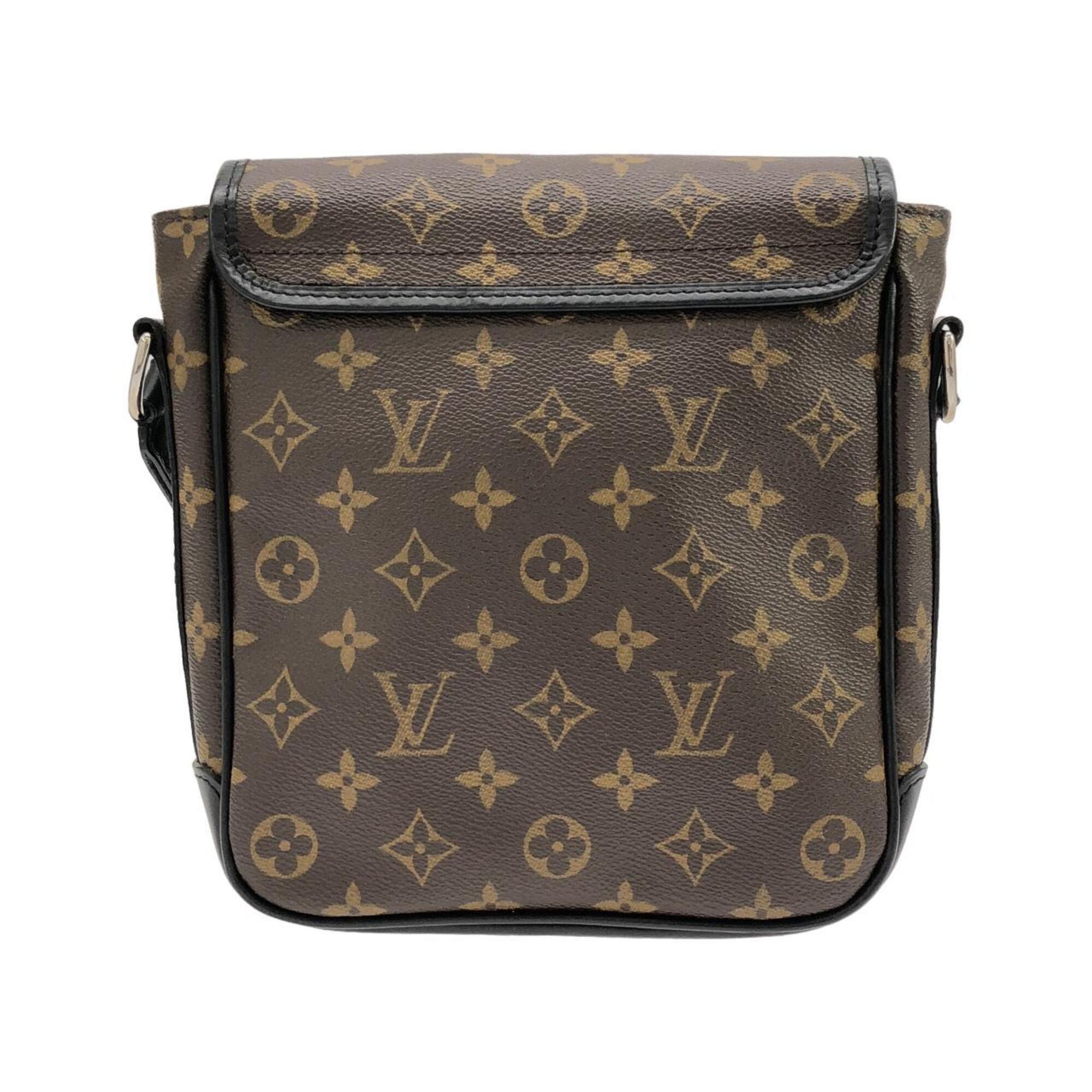 Louis Vuitton Marron Coated Canvas Shoulder Bag (Pre-Owned)