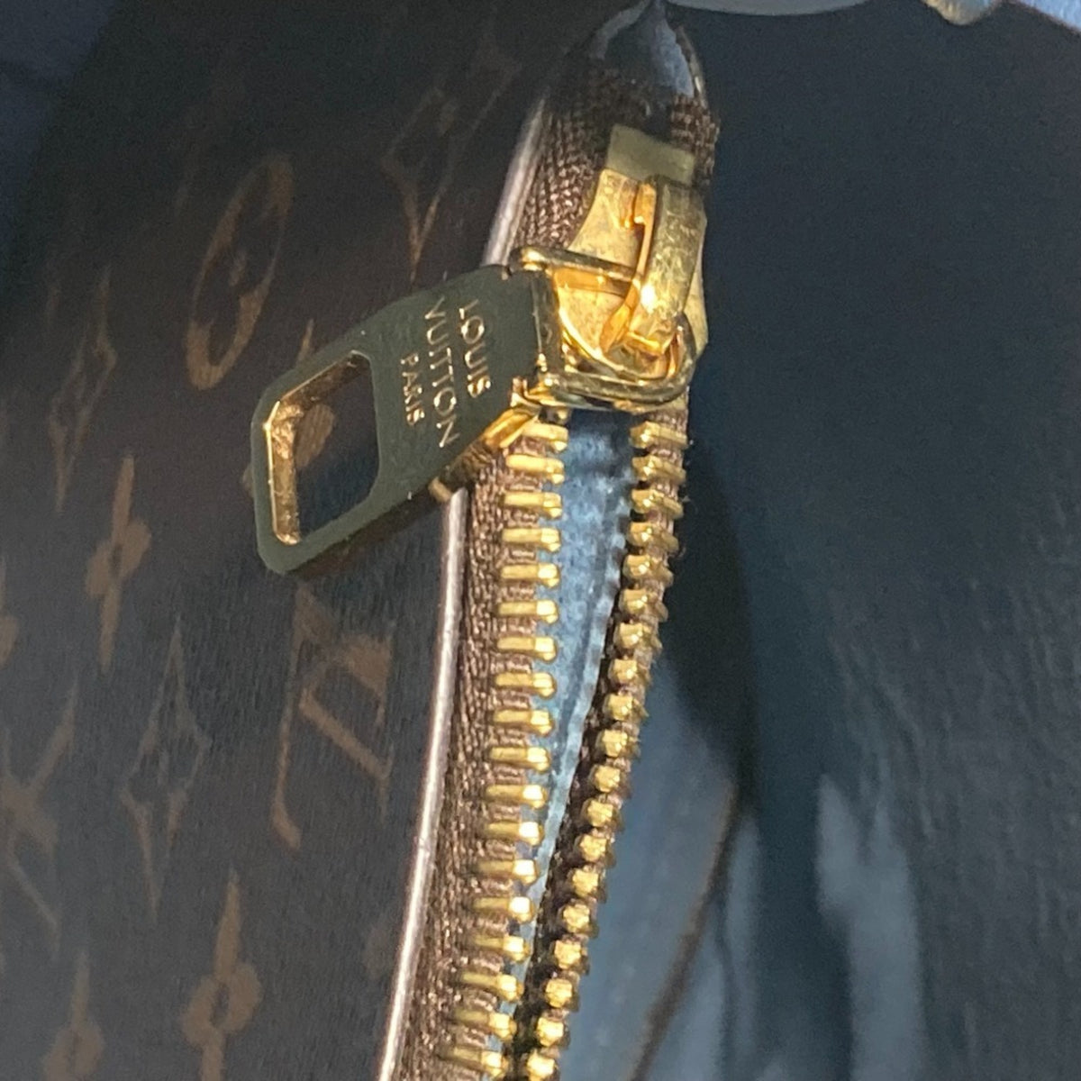 Louis Vuitton Blue Blue Jean Brown Monogram Shoulder Bag (Pre-Owned)