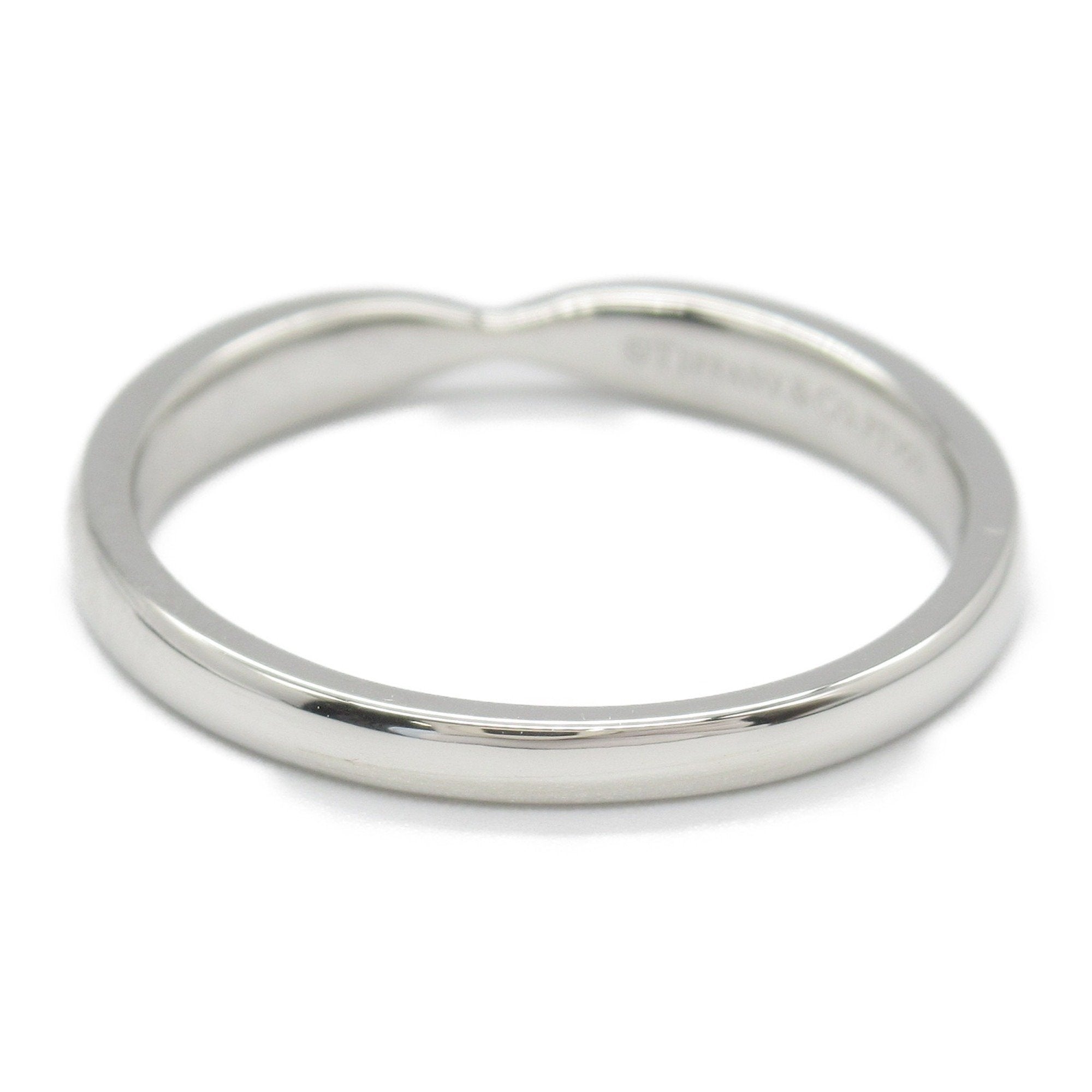 Tiffany Silver Platinum 950 Band Ring (Pre-Owned)