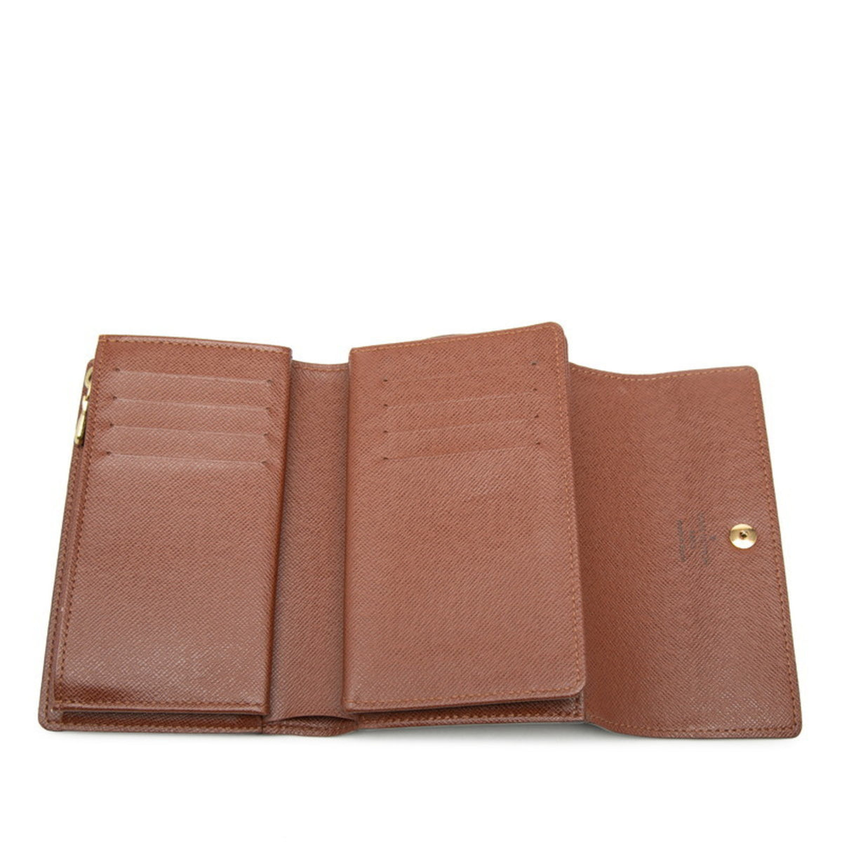 Louis Vuitton Brown Pvc Wallet (Bi-Fold) (Pre-Owned)