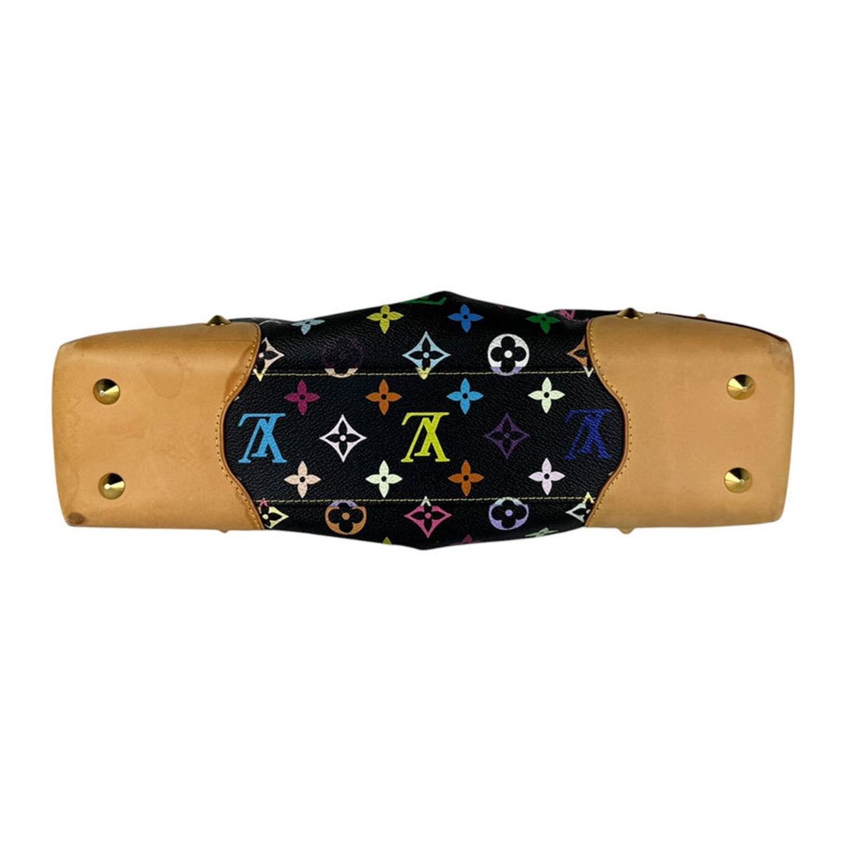 Louis Vuitton Multi-Color Noir Monogram Multicolore Handbag Shoulder Bag (Pre-Owned)
