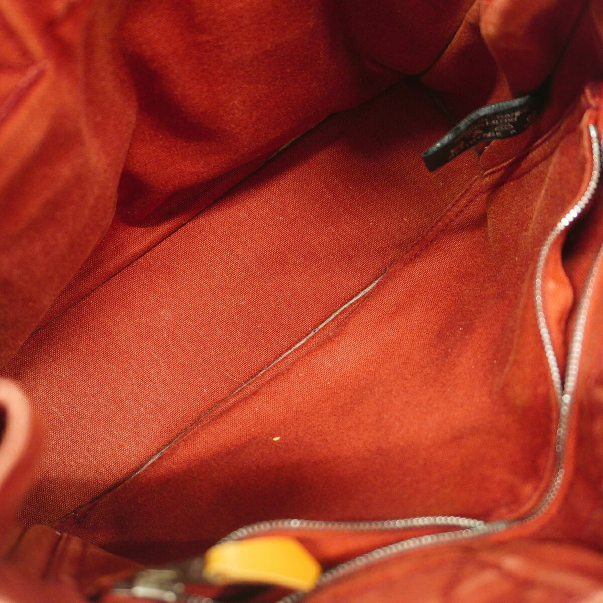 Hermes Red Color Canvas Handbag (Pre-Owned)