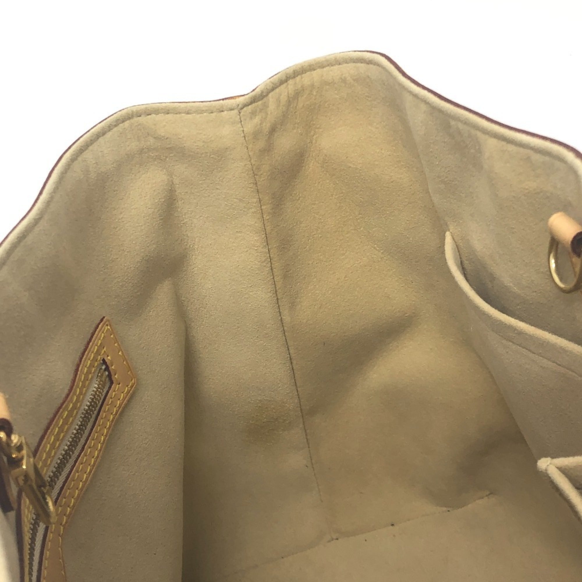 Louis Vuitton White Damier Azur Canvas Handbag Tote Bag (Pre-Owned)
