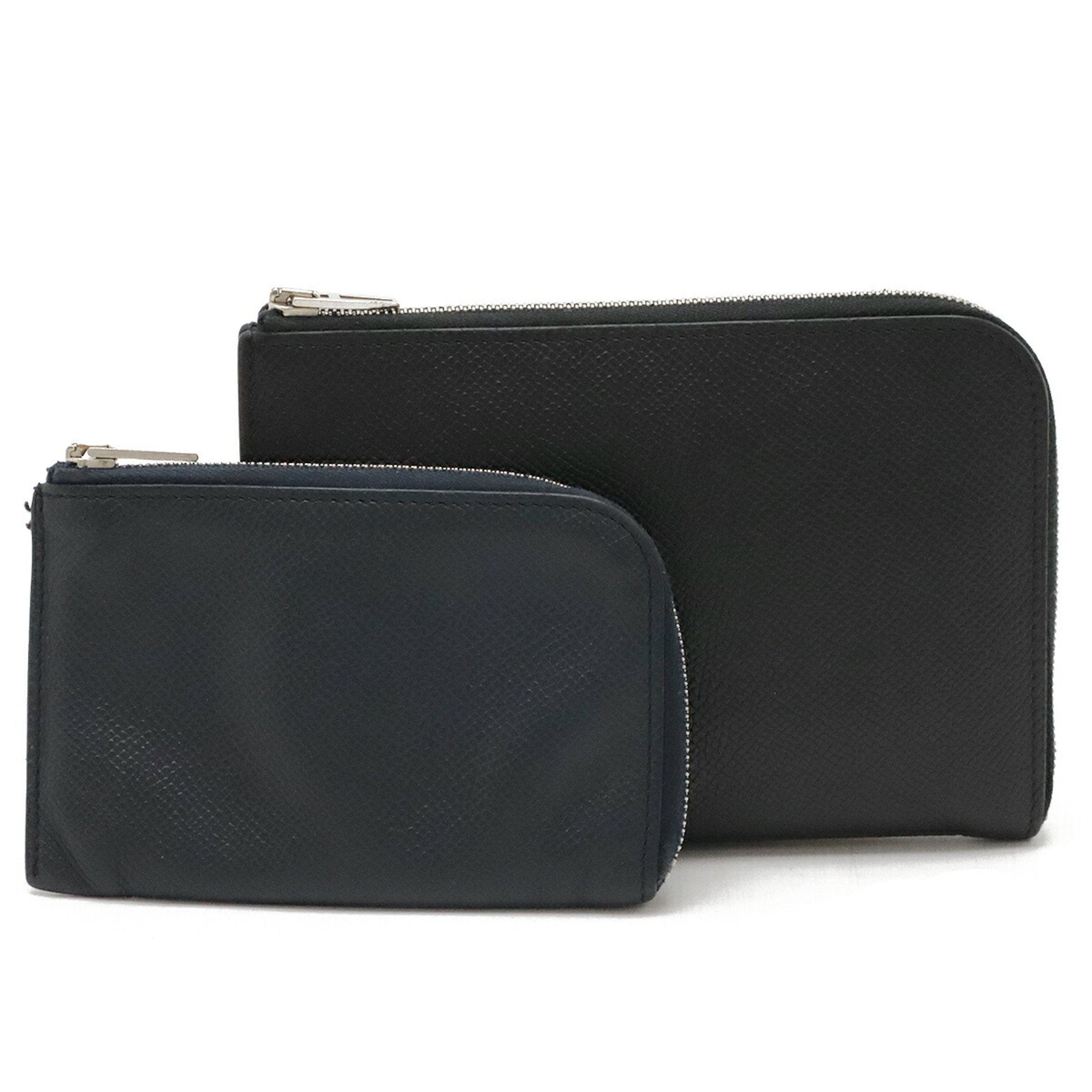 Hermes Black Epsom Leather Coin Purse/Coin Case (Pre-Owned)