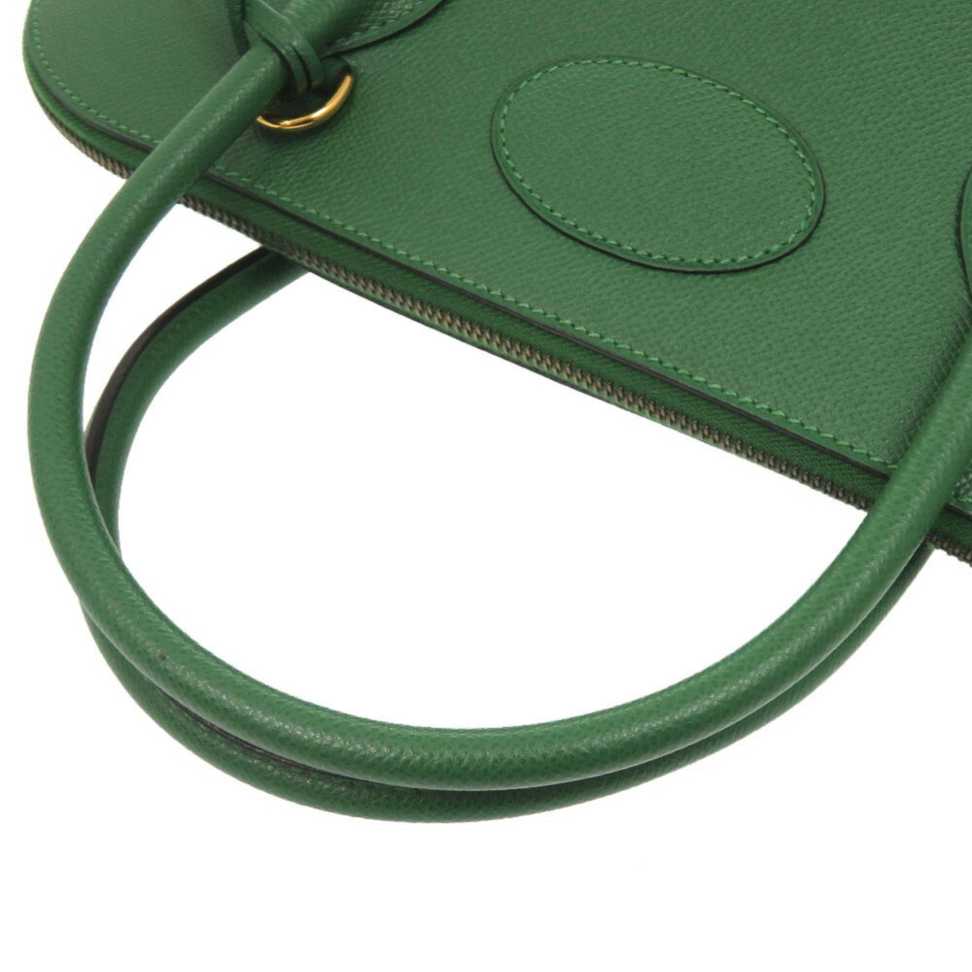 Hermes Vert Courchevel Leather Handbag (Pre-Owned)