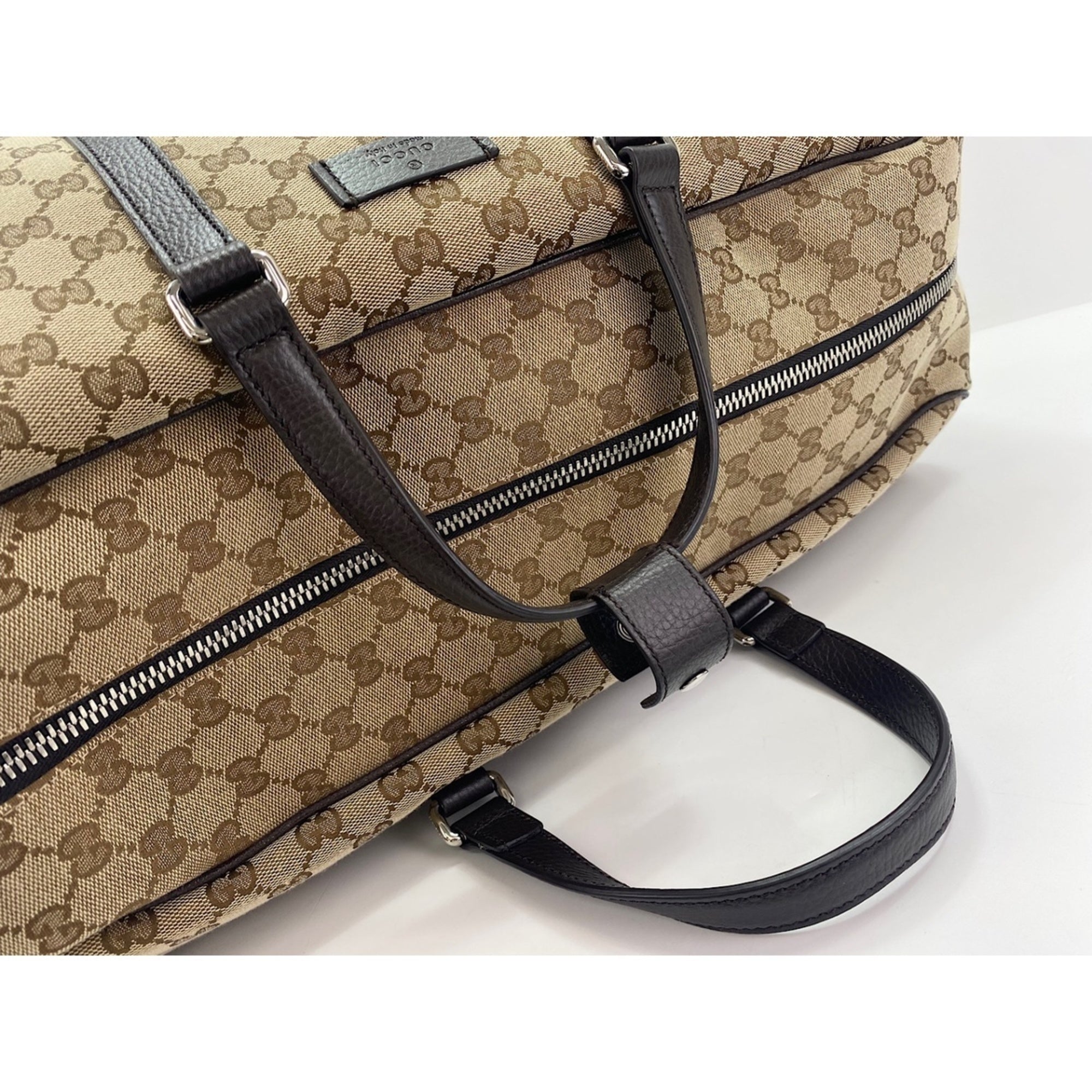 Gucci Brown Gg Canvas Handbag (Pre-Owned)