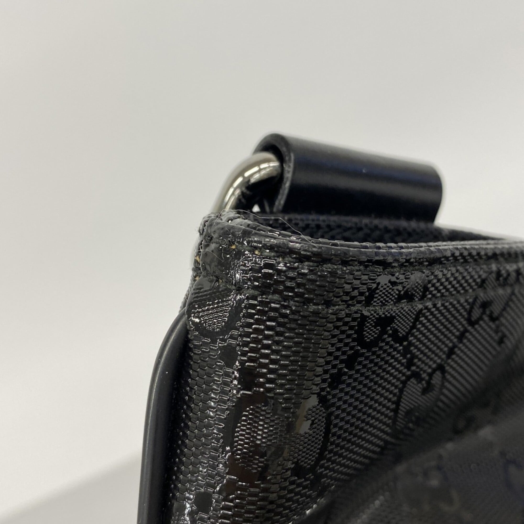 Gucci Black Pvc Shoulder Bag (Pre-Owned)