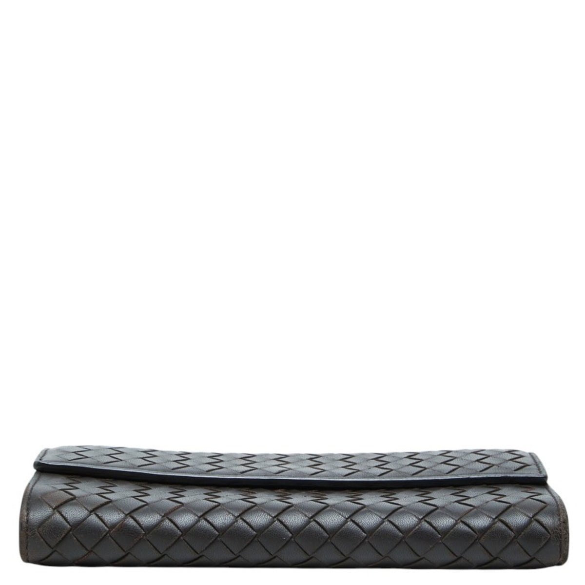 Bottega Veneta Brown Leather Long Wallet (Bi-Fold) (Pre-Owned)