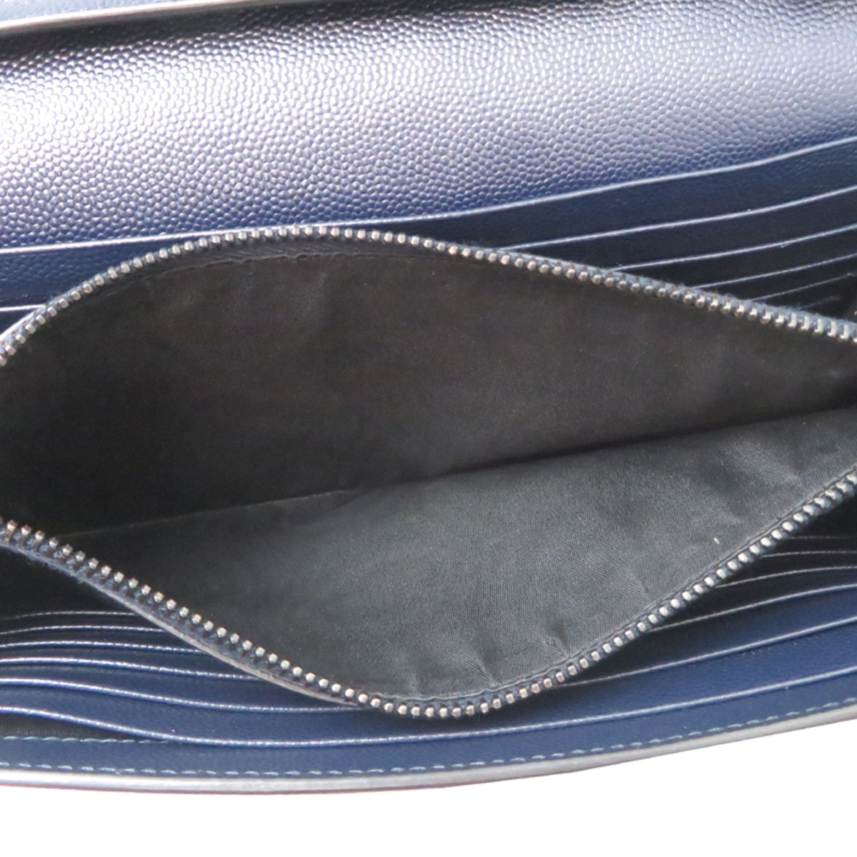 Saint Laurent Navy Leather Shoulder Bag (Pre-Owned)