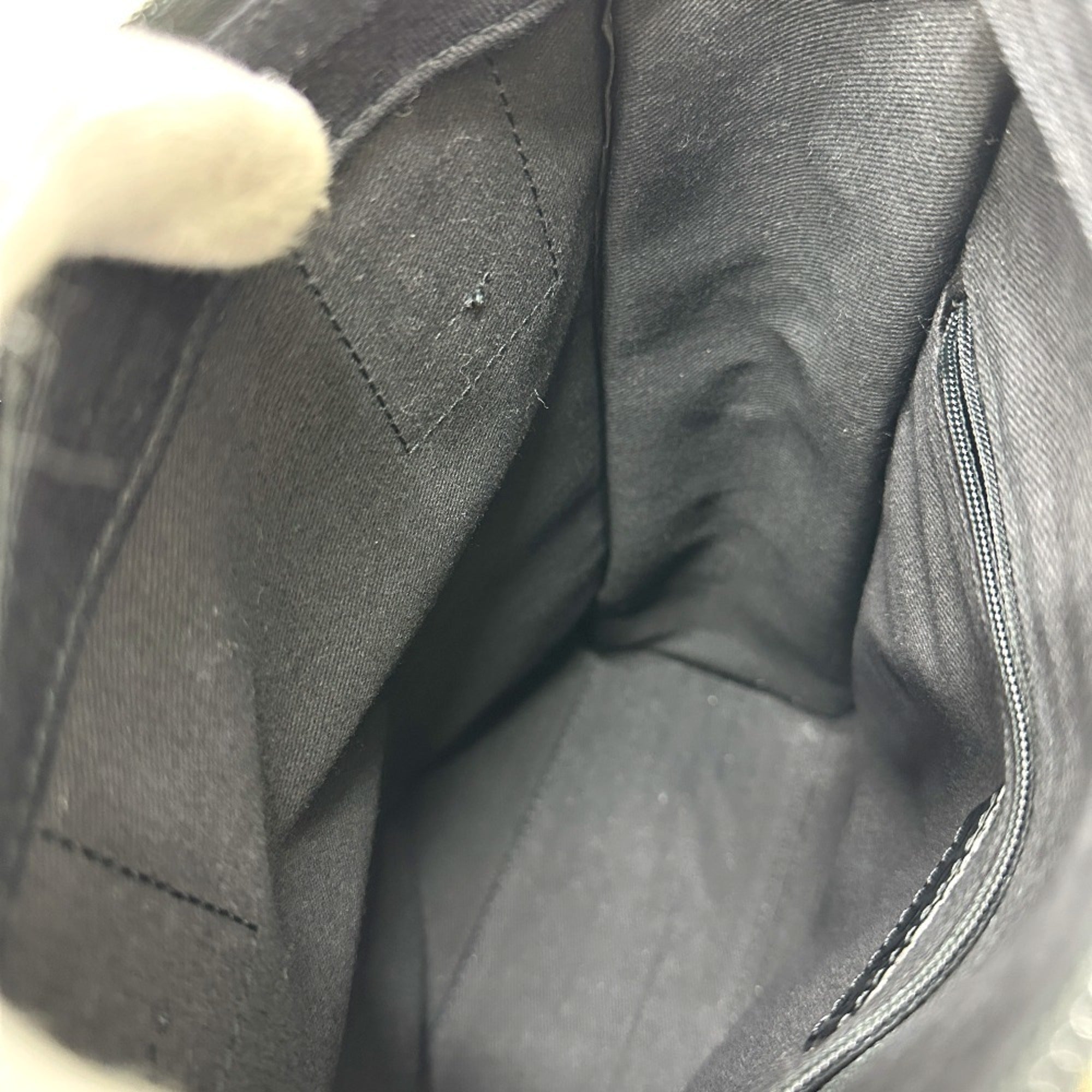 Loewe Beige Black Canvas Handbag Tote Bag (Pre-Owned)