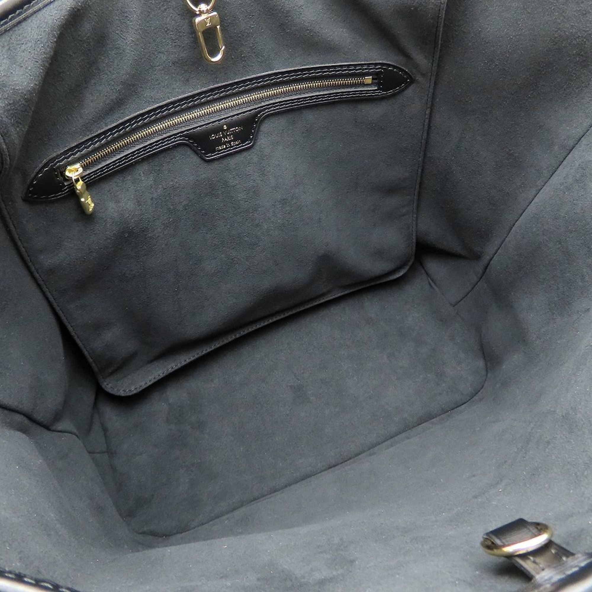 Louis Vuitton Black Monogram Multi-Color Monogram Canvas Leather Tote Bag (Pre-Owned)