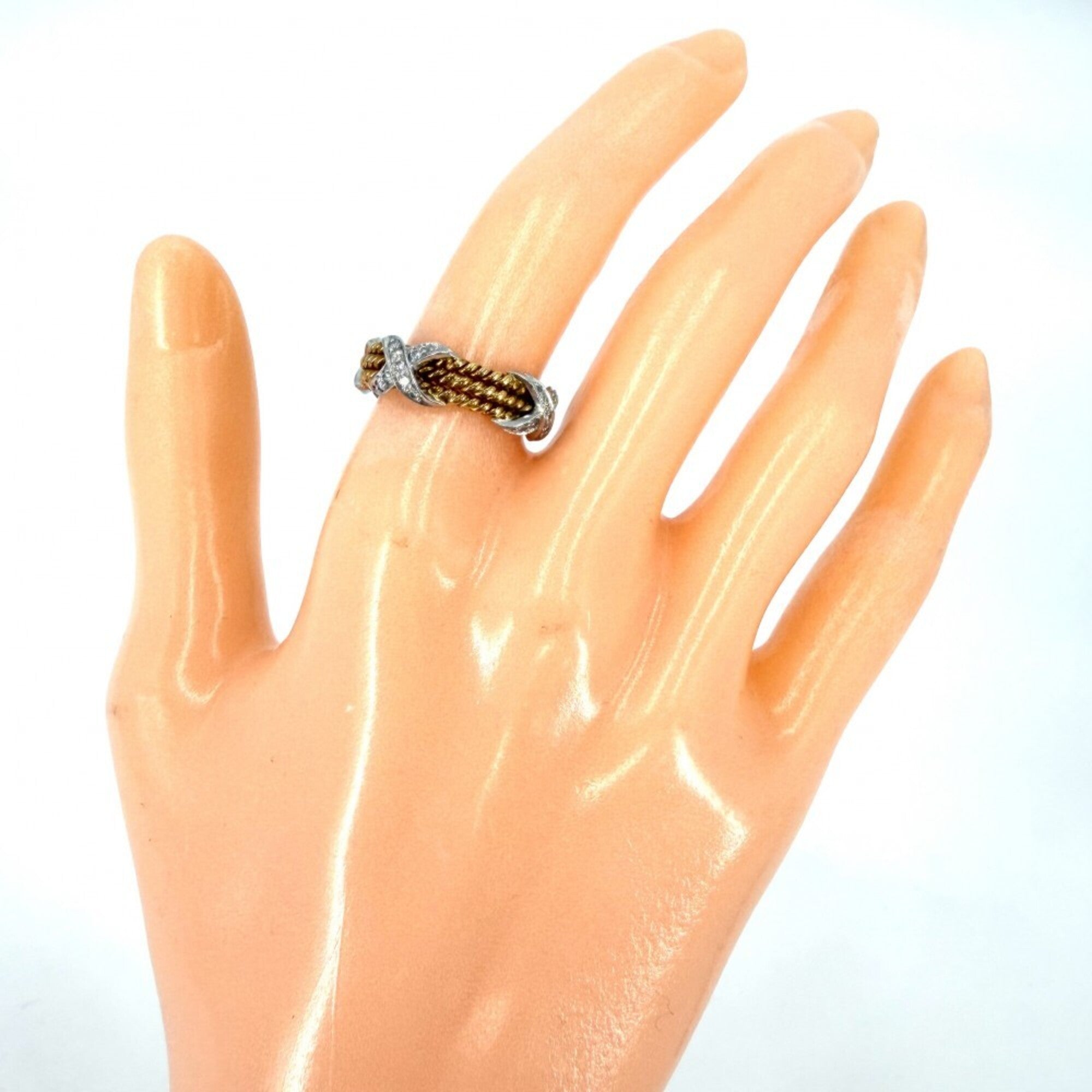 Tiffany White Yellow Platinum 950 Yellow Gold (Pre-Owned)