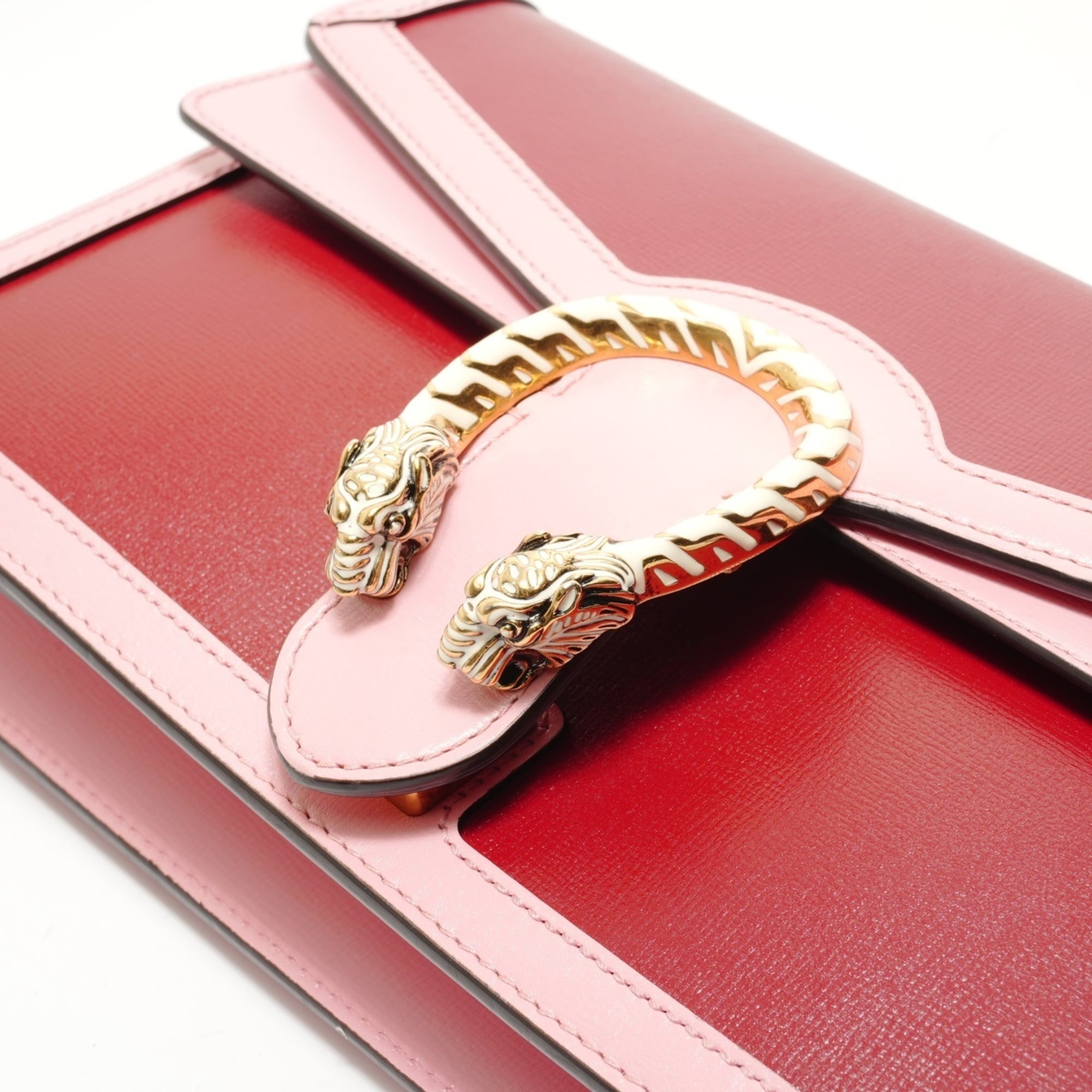 Gucci Red Color Shoulder Bag (Pre-Owned)