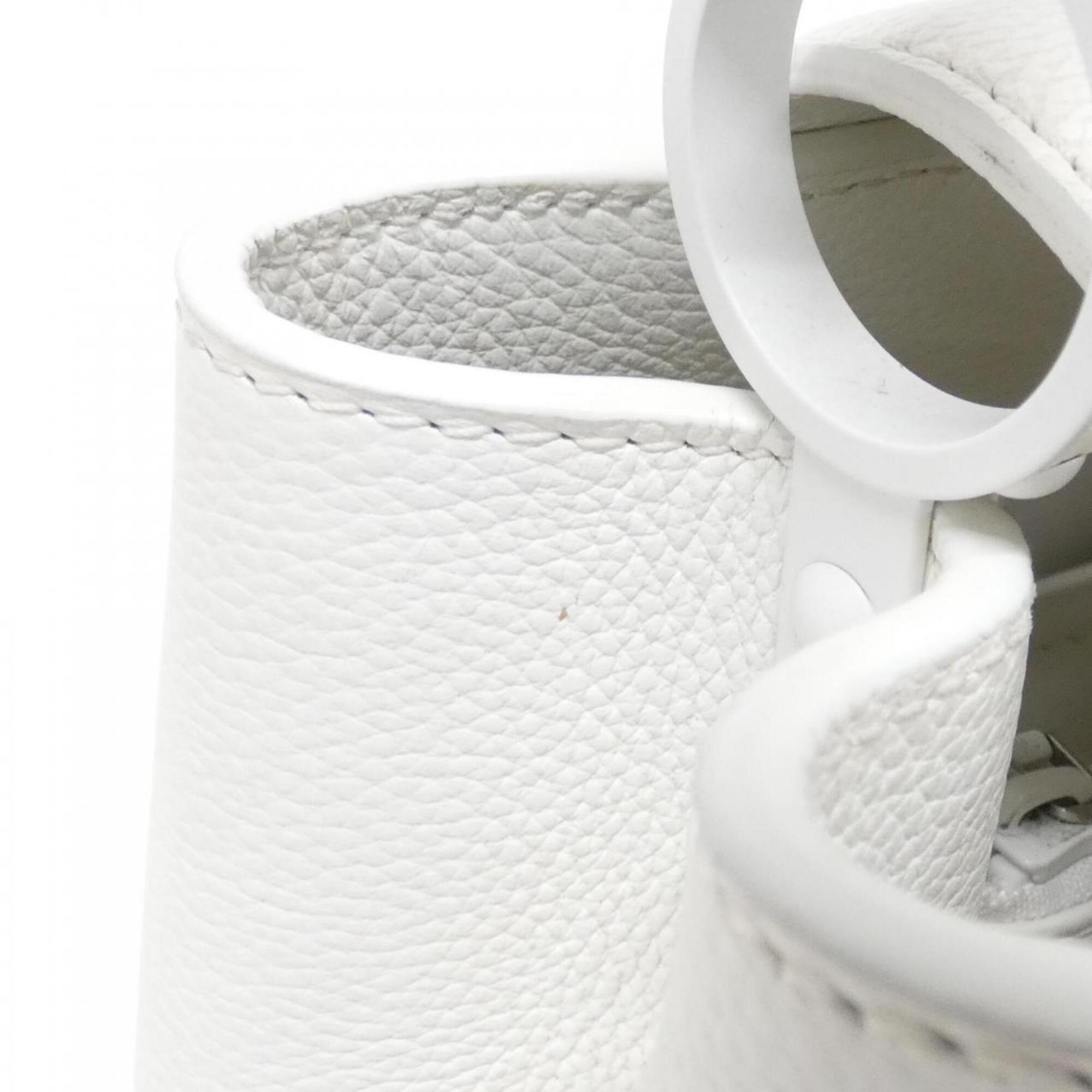 Louis Vuitton White Leather Handbag (Pre-Owned)