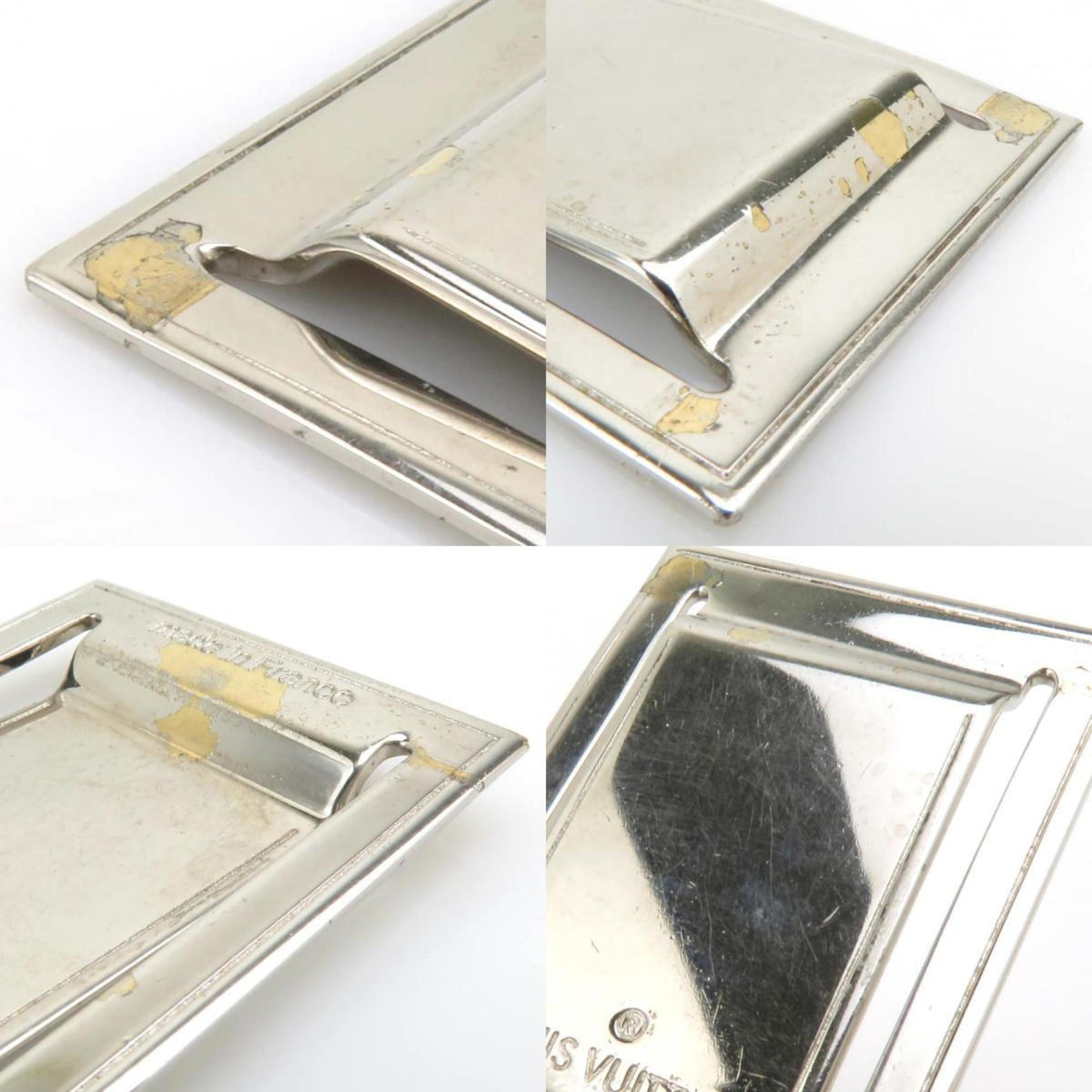 Louis Vuitton Silver Metal Money Clip (Pre-Owned)