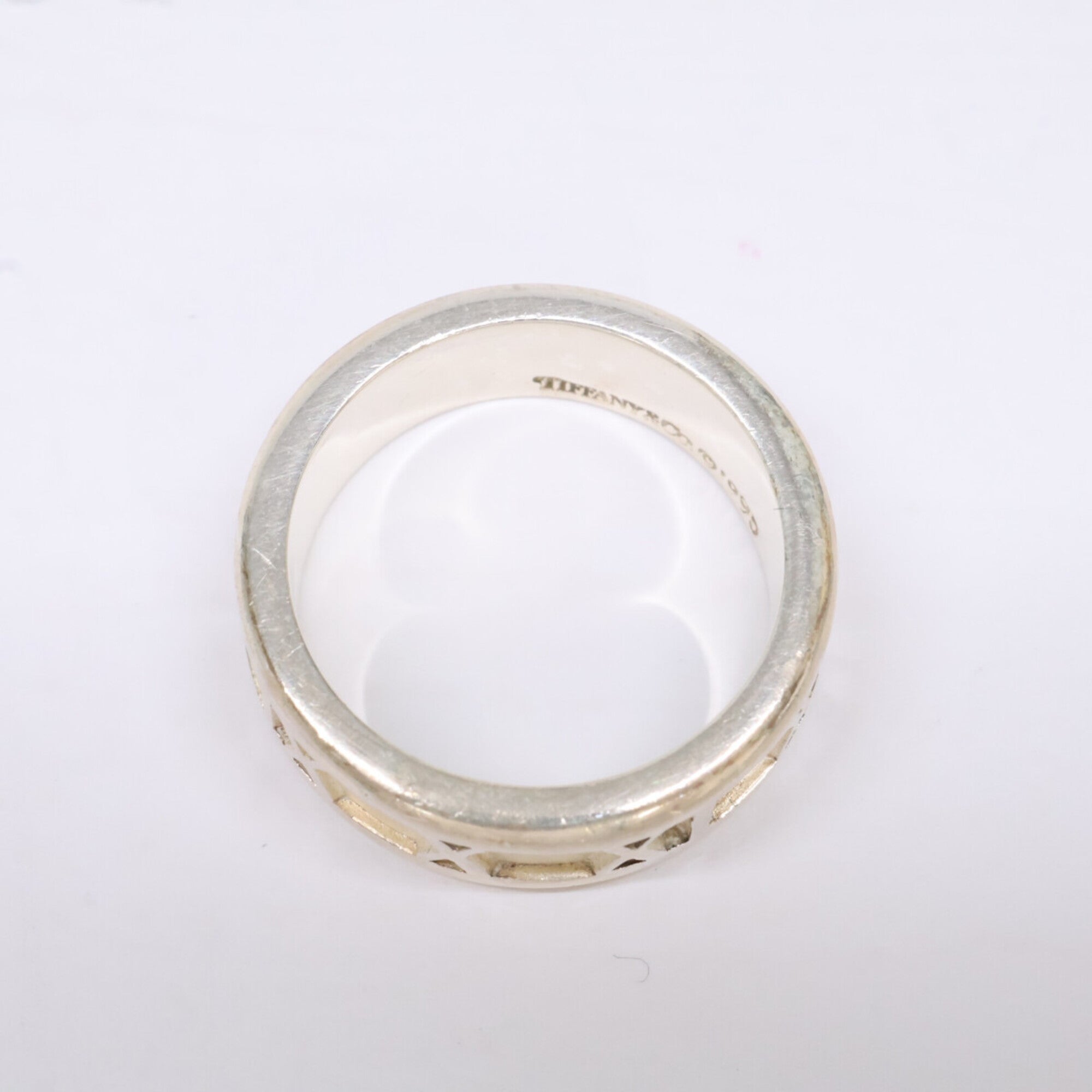 Tiffany Silver Silver 925 Band Ring (Pre-Owned)