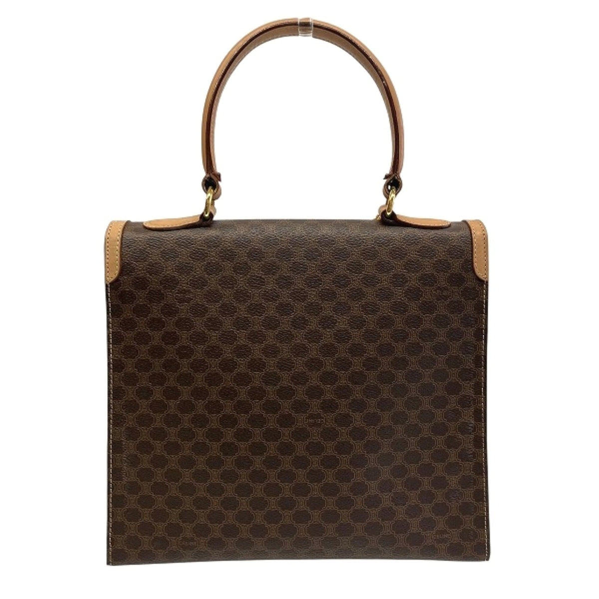 Celine Macadam Brown Pvc Handbag (Pre-Owned)