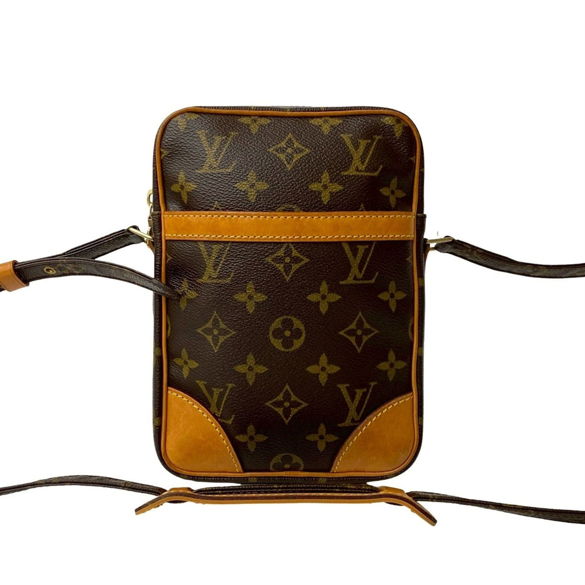 Louis Vuitton Brown Leather Pvc Pochette Shoulder Bag (Pre-Owned)