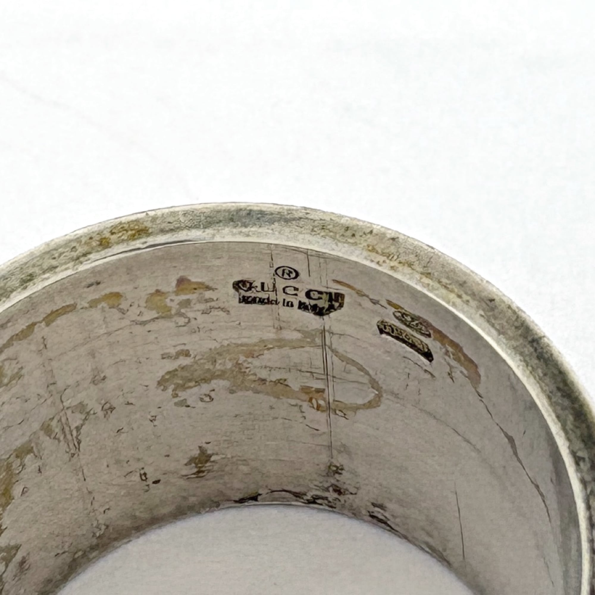 Gucci Silver Silver 925 Band Ring (Pre-Owned)