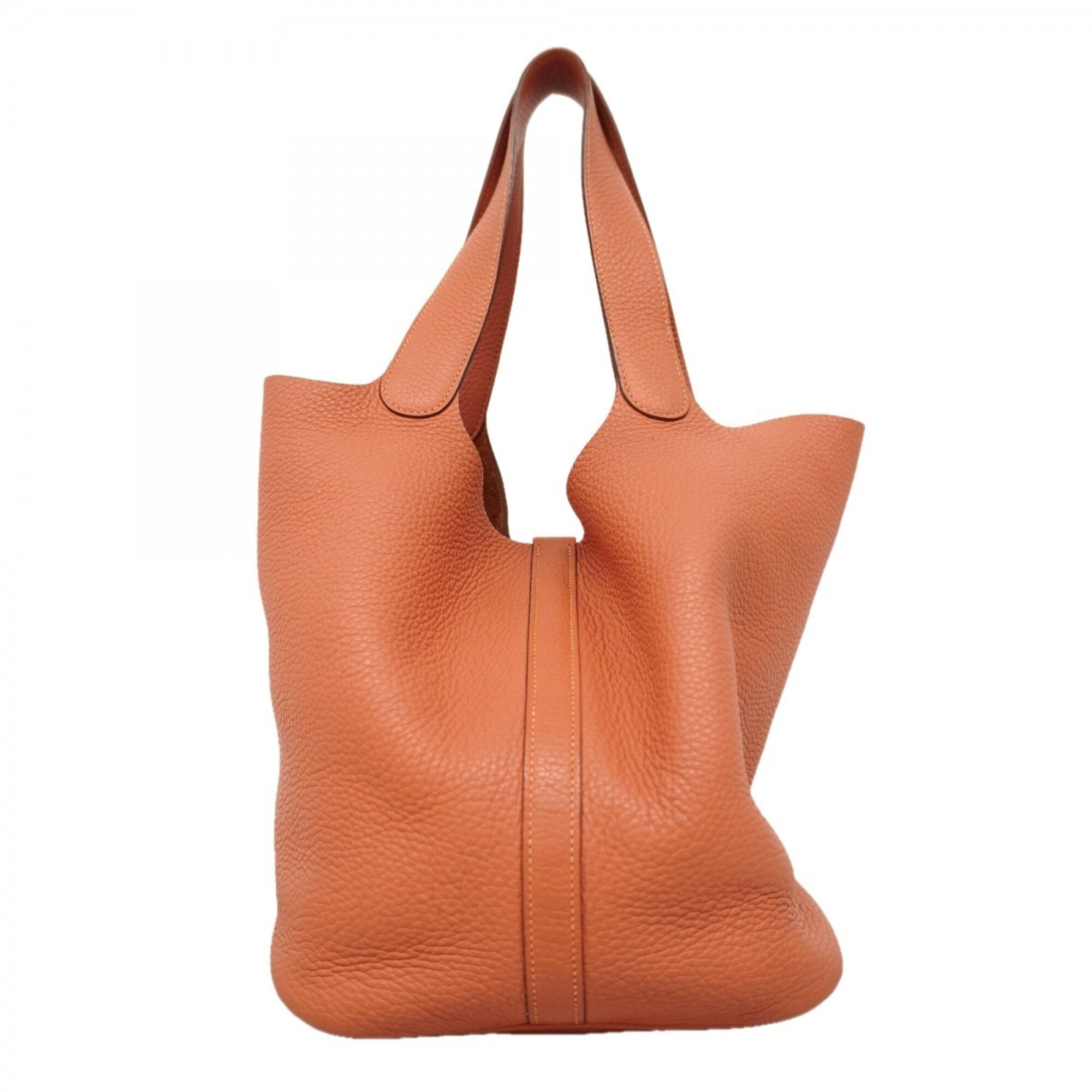 Hermes Crevette Taurillon Clemence Leather Handbag (Pre-Owned)