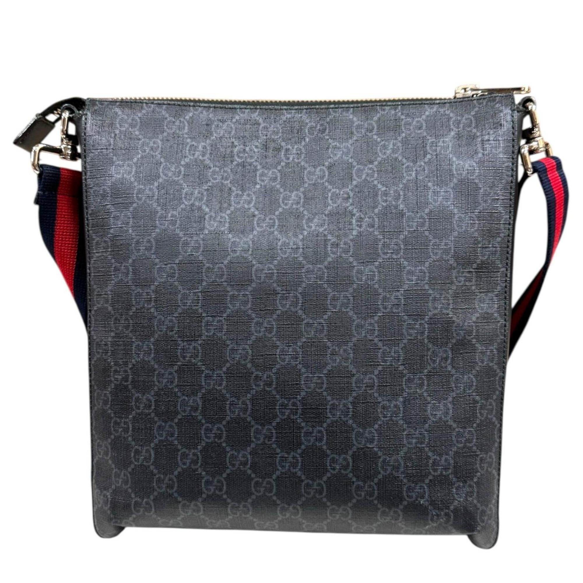 Gucci Black Gg Supreme Shoulder Bag (Pre-Owned)