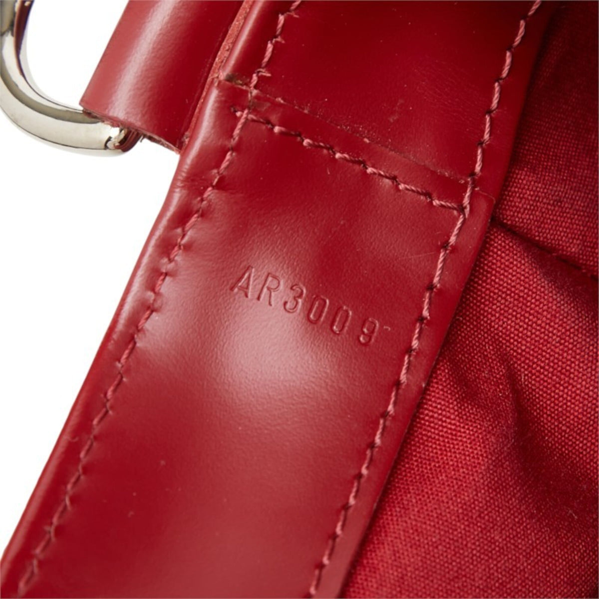 Louis Vuitton Red Color Epi Leather Shoulder Bag (Pre-Owned)