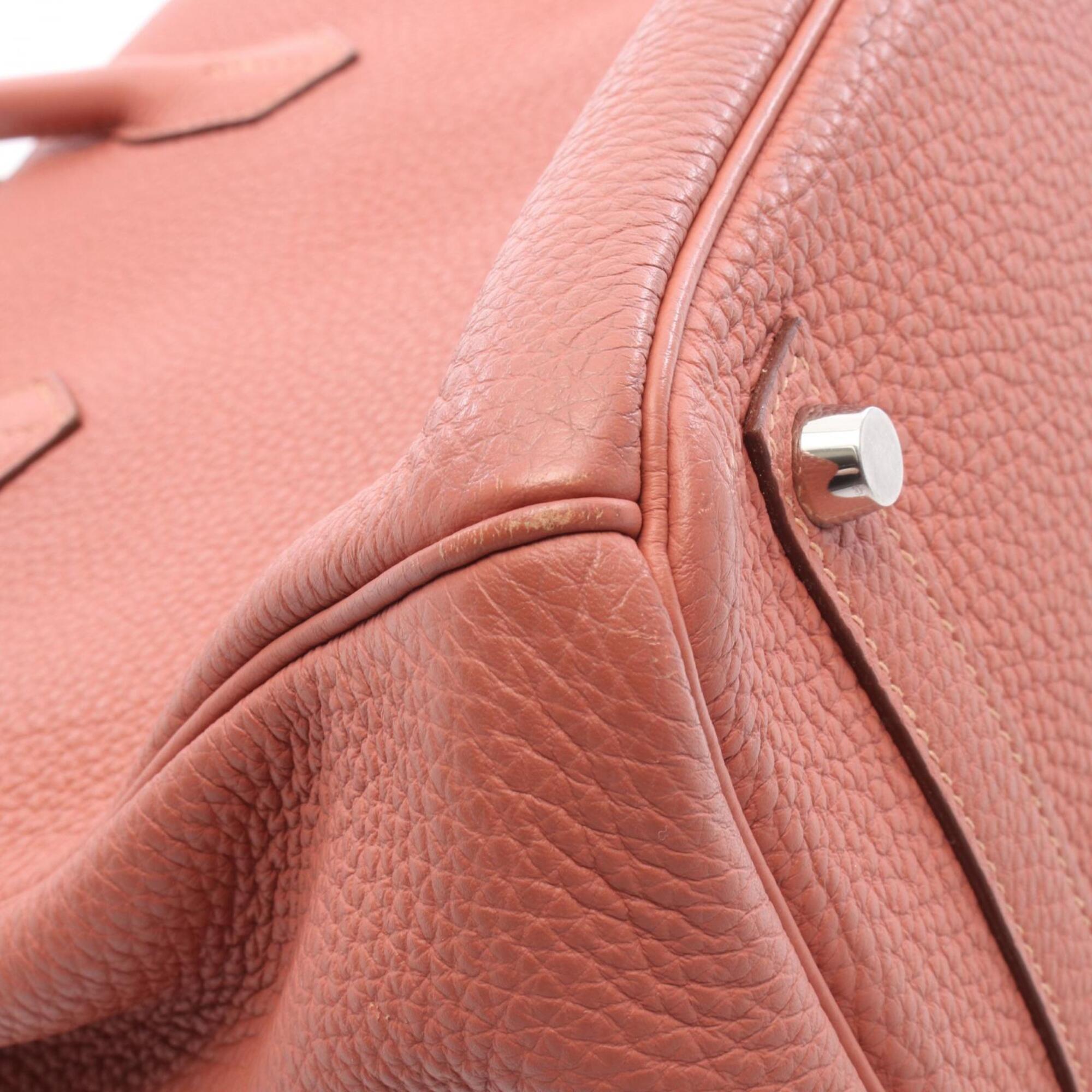 Hermes Pink Rosy Togo Leather Handbag (Pre-Owned)