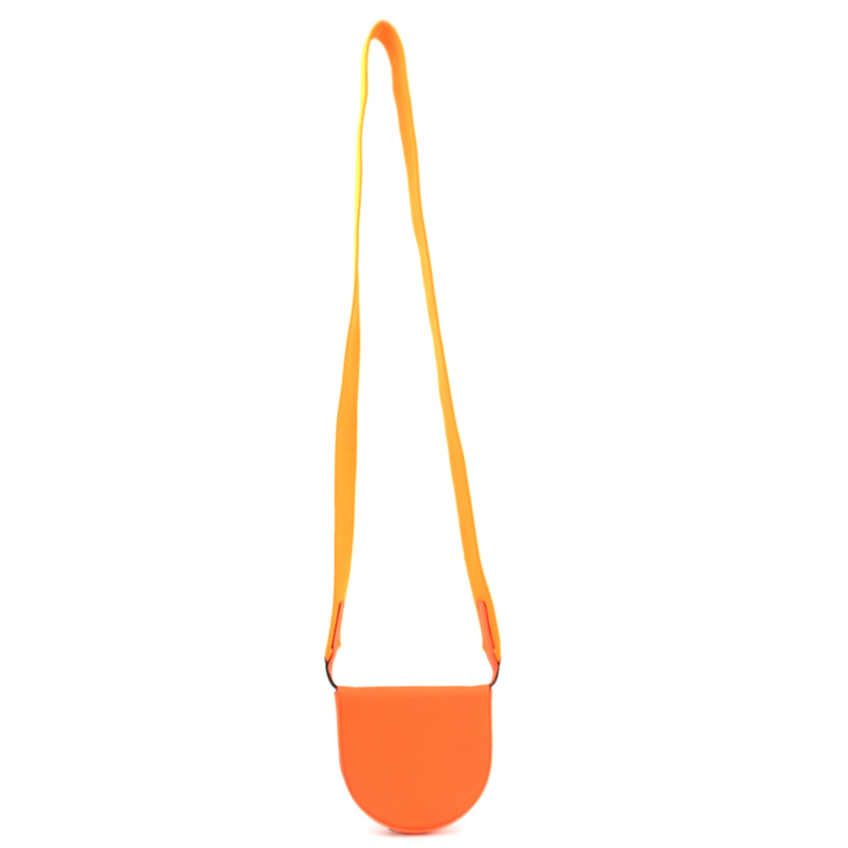 Loewe Neon Orange Leather Canvas Pouch Shoulder Bag (Pre-Owned)