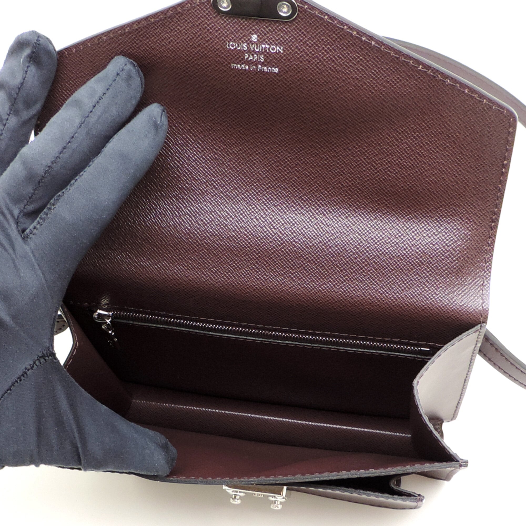 Louis Vuitton Purple Quetsche Epi Leather Handbag (Pre-Owned)