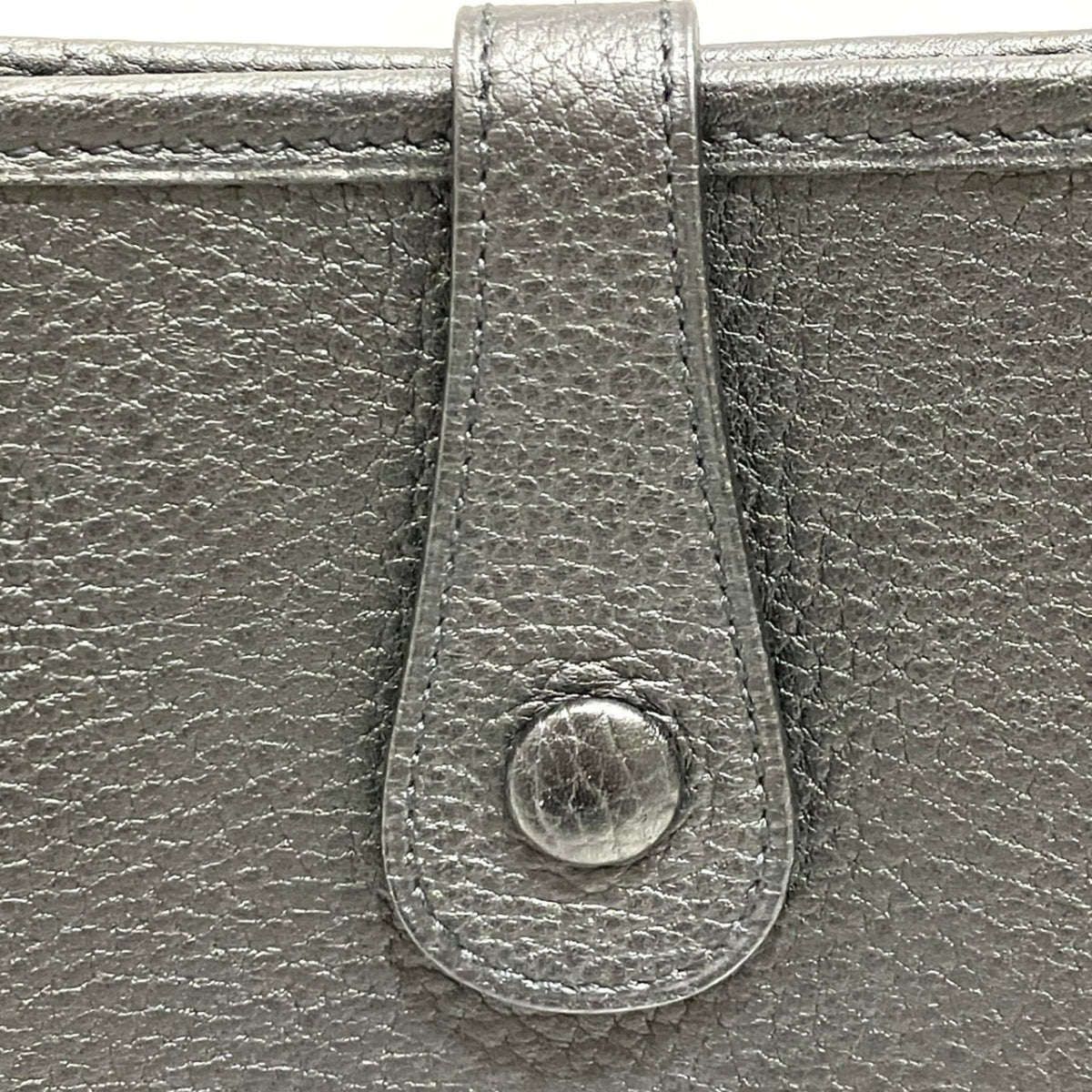 Hermes Evelyne Black Taurillon Clemence Leather Shoulder Bag (Pre-Owned)