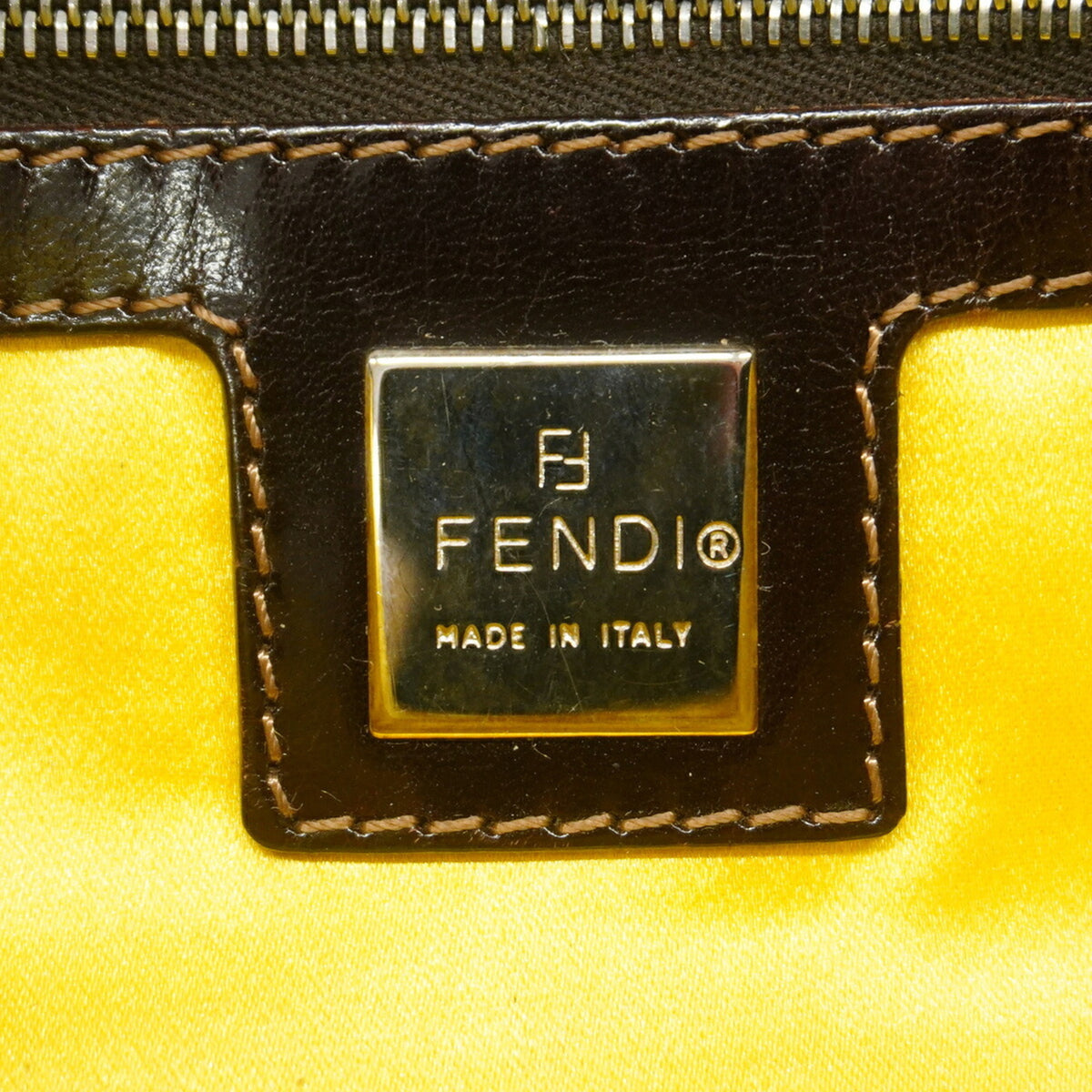 Fendi Multi-Color Navy Denim Handbag (Pre-Owned)
